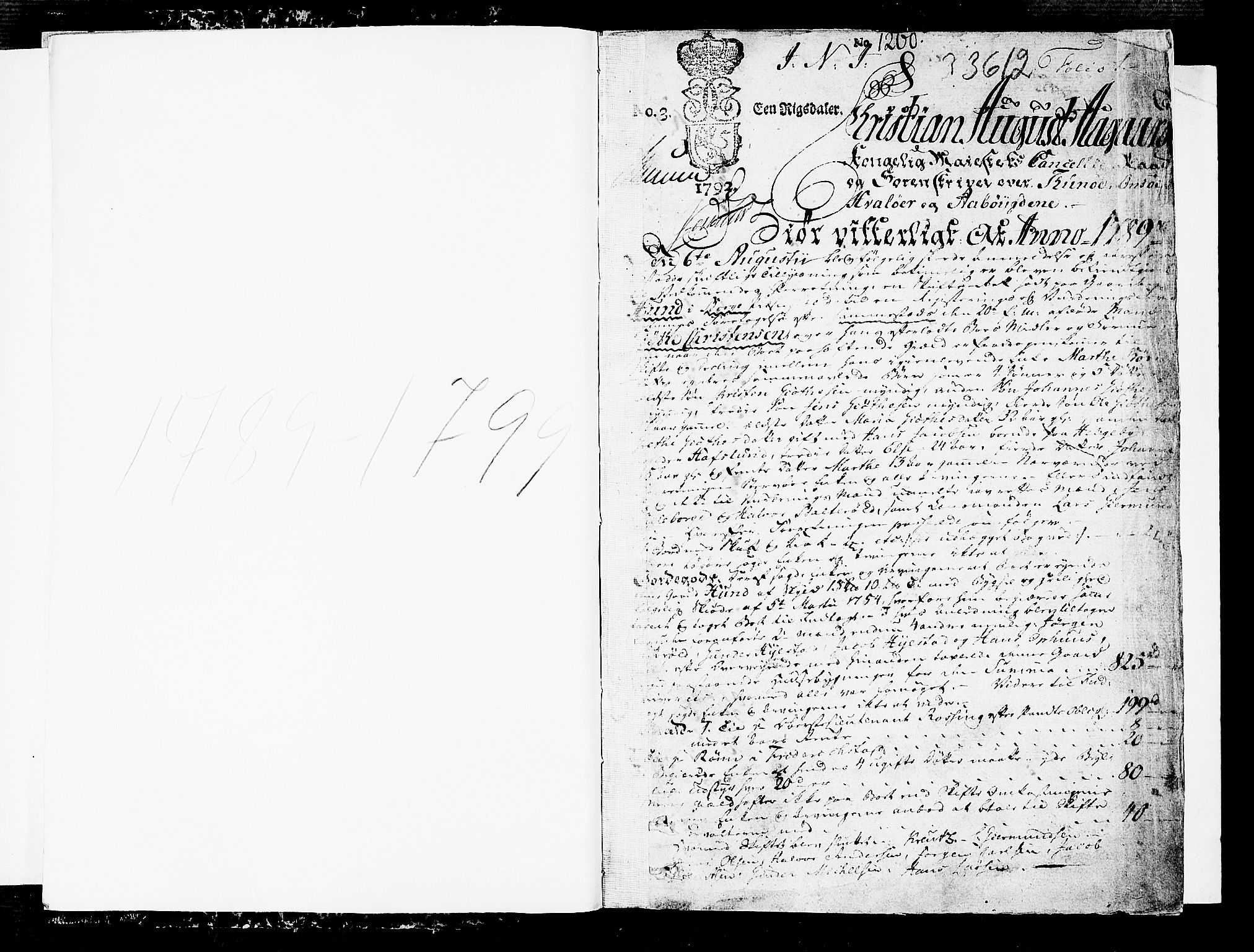 Tune sorenskriveri, AV/SAO-A-10470/H/Hb/L0003: Skifteprotokoll, 1789-1799, s. 0b-1a