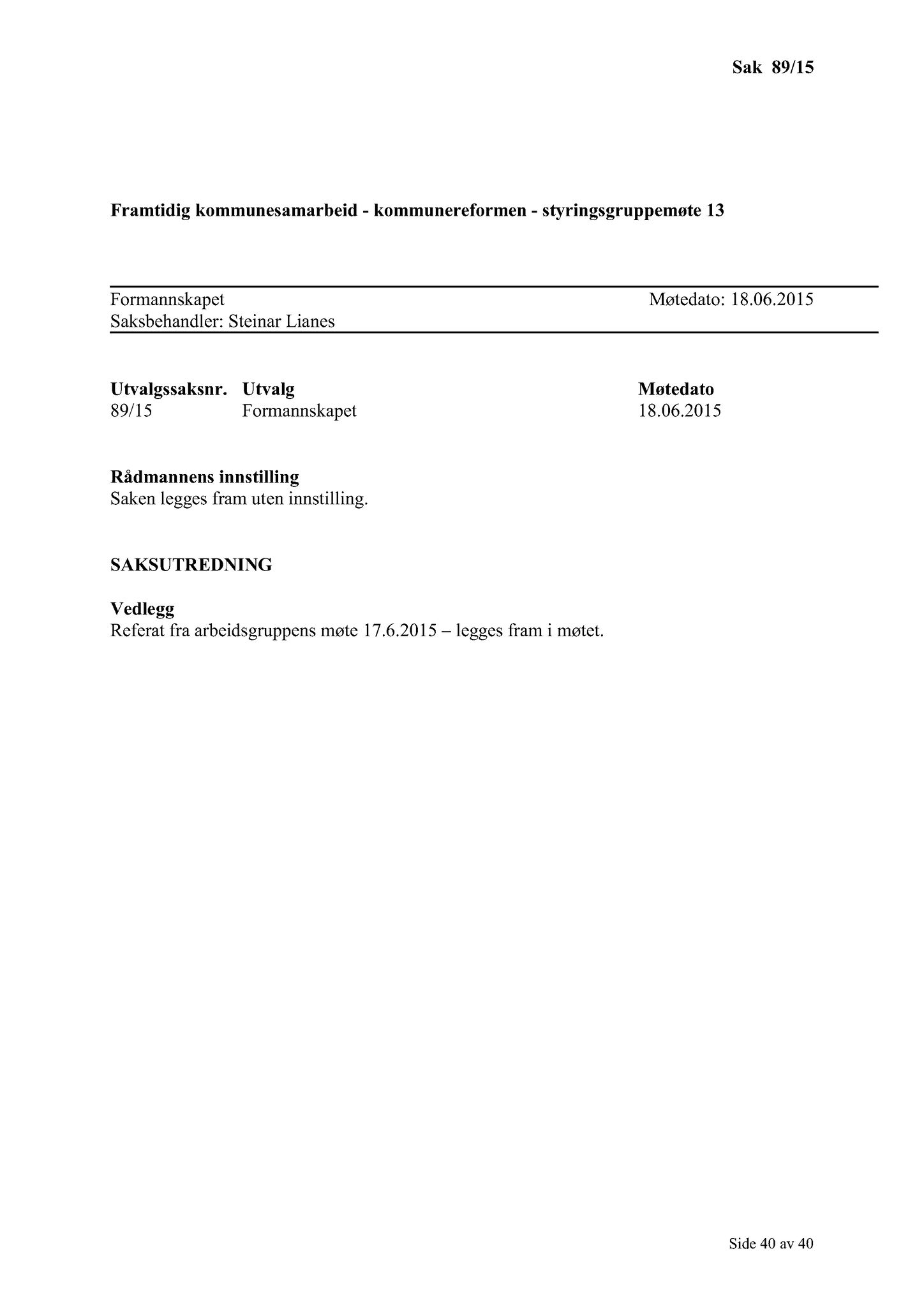 Klæbu Kommune, TRKO/KK/02-FS/L008: Formannsskapet - Møtedokumenter, 2015, s. 2005