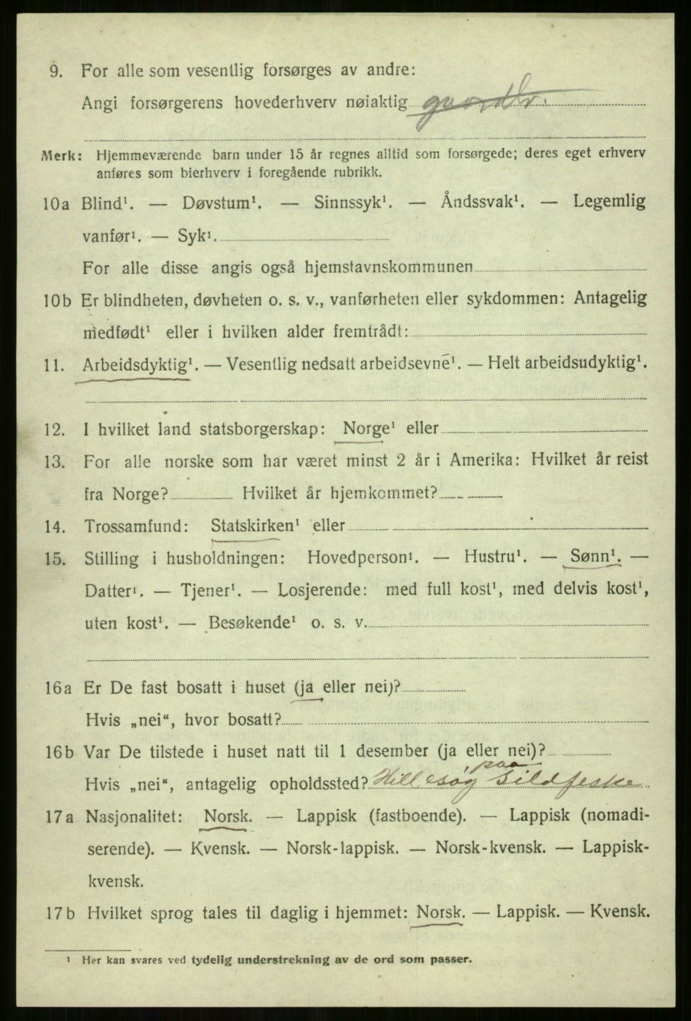 SATØ, Folketelling 1920 for 1934 Tromsøysund herred, 1920, s. 10745