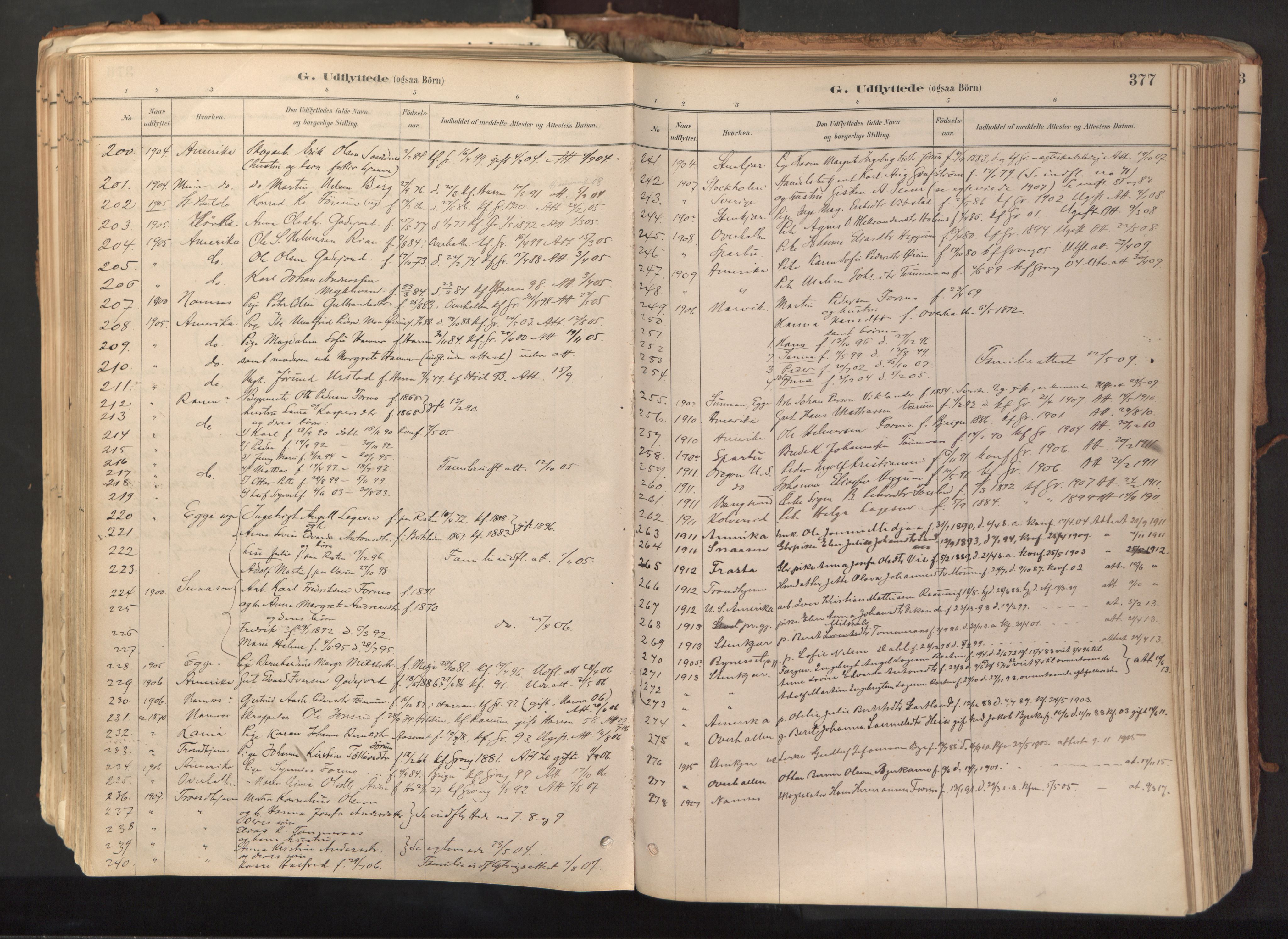 Ministerialprotokoller, klokkerbøker og fødselsregistre - Nord-Trøndelag, AV/SAT-A-1458/758/L0519: Ministerialbok nr. 758A04, 1880-1926, s. 377