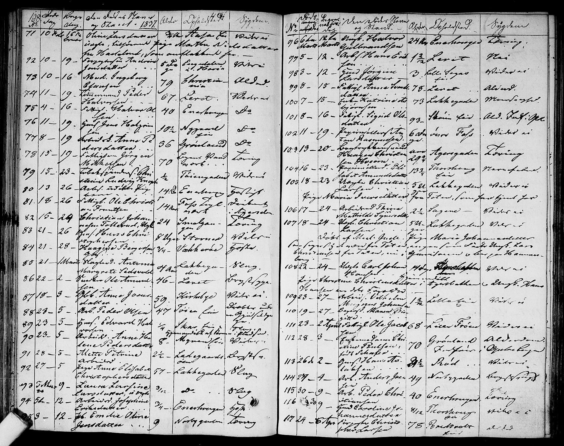 Aker prestekontor kirkebøker, AV/SAO-A-10861/F/L0016: Ministerialbok nr. 16, 1827-1841, s. 108