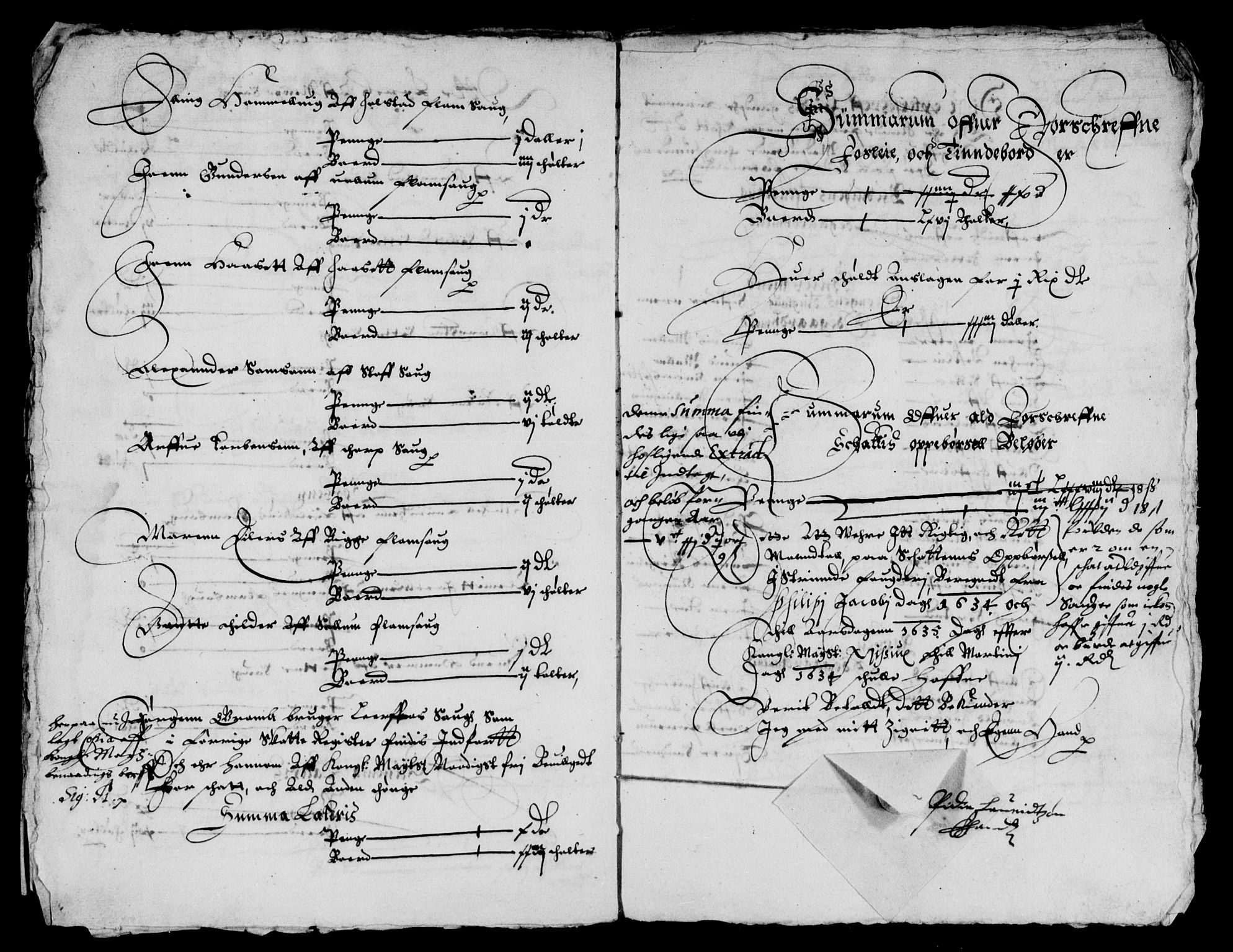 Rentekammeret inntil 1814, Reviderte regnskaper, Lensregnskaper, AV/RA-EA-5023/R/Rb/Rbw/L0055: Trondheim len, 1634-1635