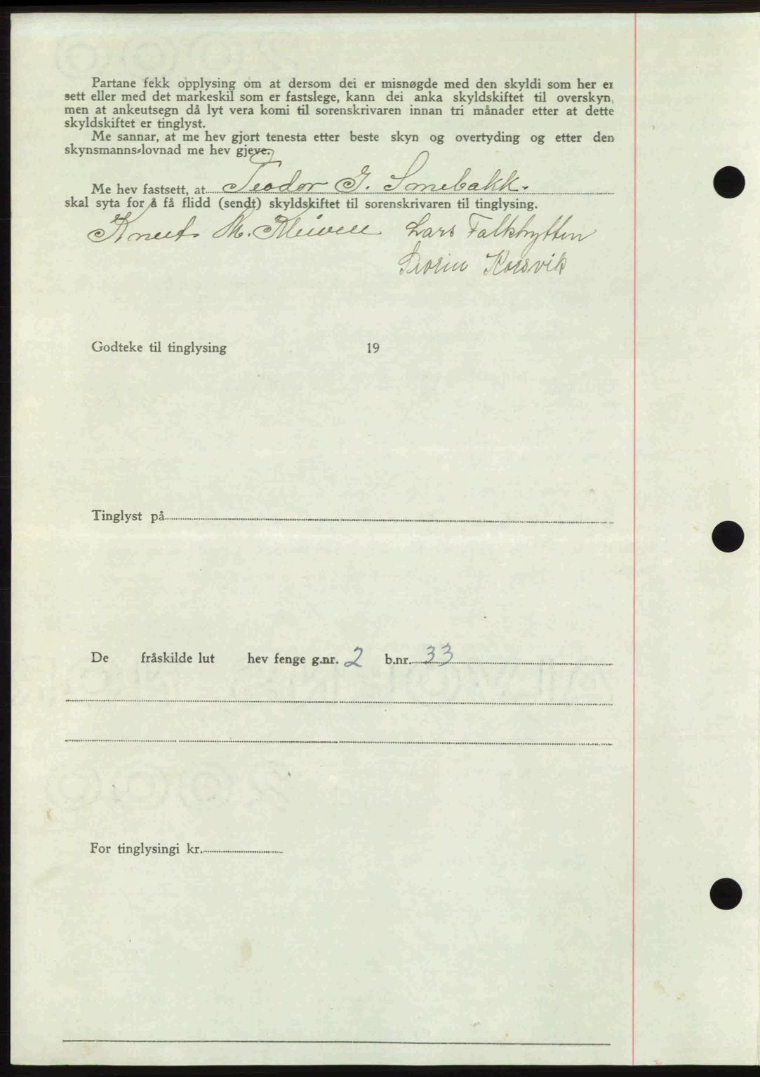 Romsdal sorenskriveri, AV/SAT-A-4149/1/2/2C: Pantebok nr. A21, 1946-1946, Dagboknr: 2082/1946