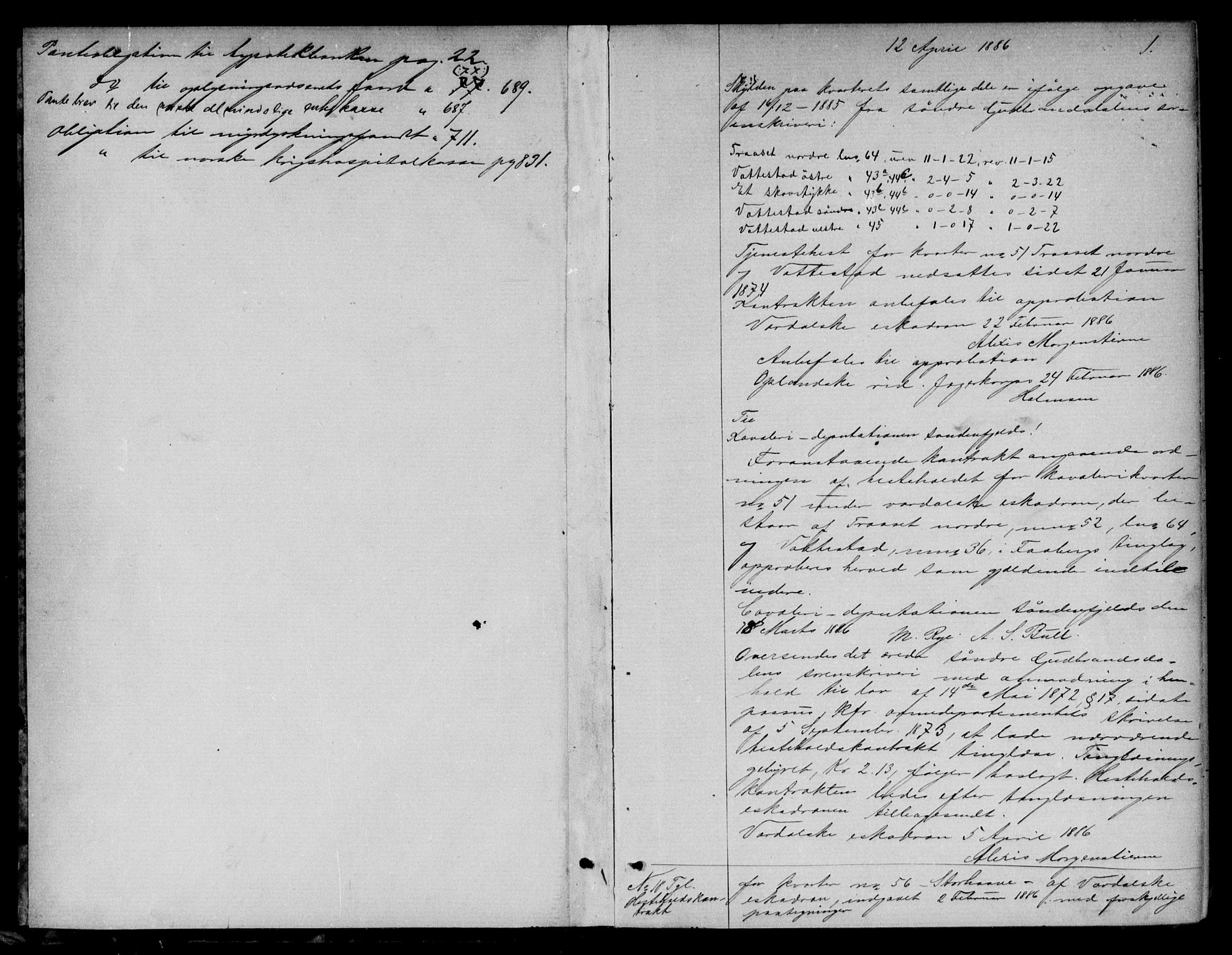 Sør-Gudbrandsdal tingrett, AV/SAH-TING-004/H/Hb/Hba/L0018: Pantebok nr. I 18, 1886-1888, s. 0-1