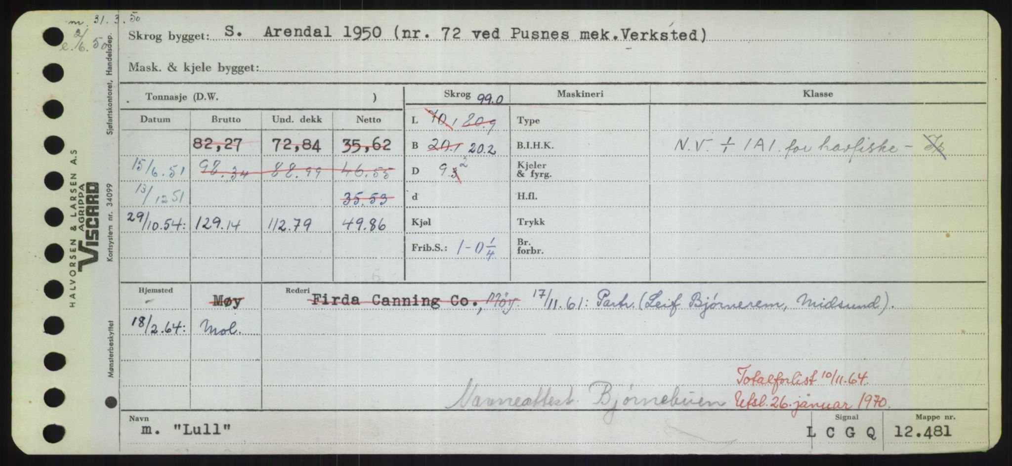 Sjøfartsdirektoratet med forløpere, Skipsmålingen, AV/RA-S-1627/H/Hd/L0023: Fartøy, Lia-Løv, s. 393