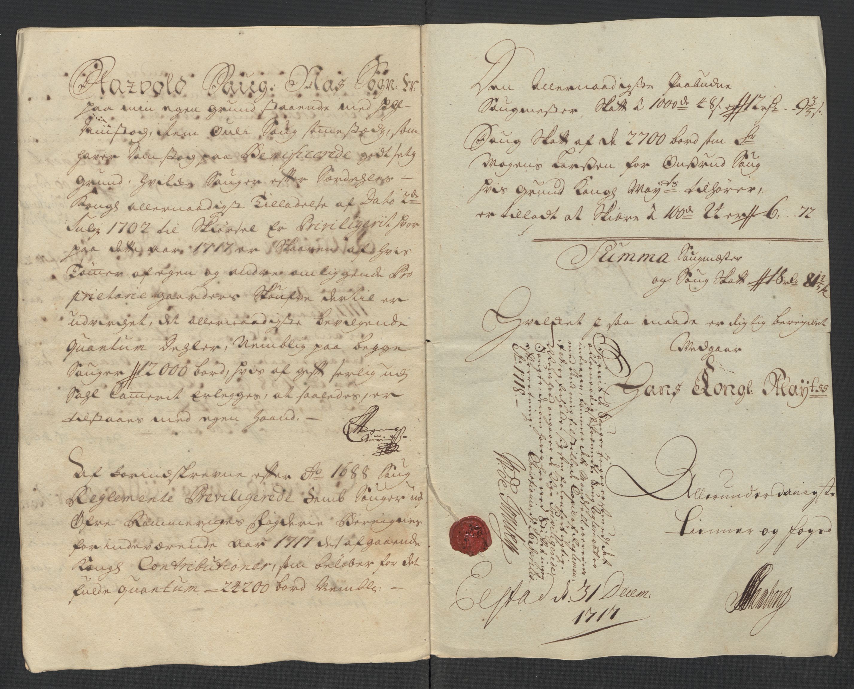 Rentekammeret inntil 1814, Reviderte regnskaper, Fogderegnskap, AV/RA-EA-4092/R12/L0726: Fogderegnskap Øvre Romerike, 1717, s. 166