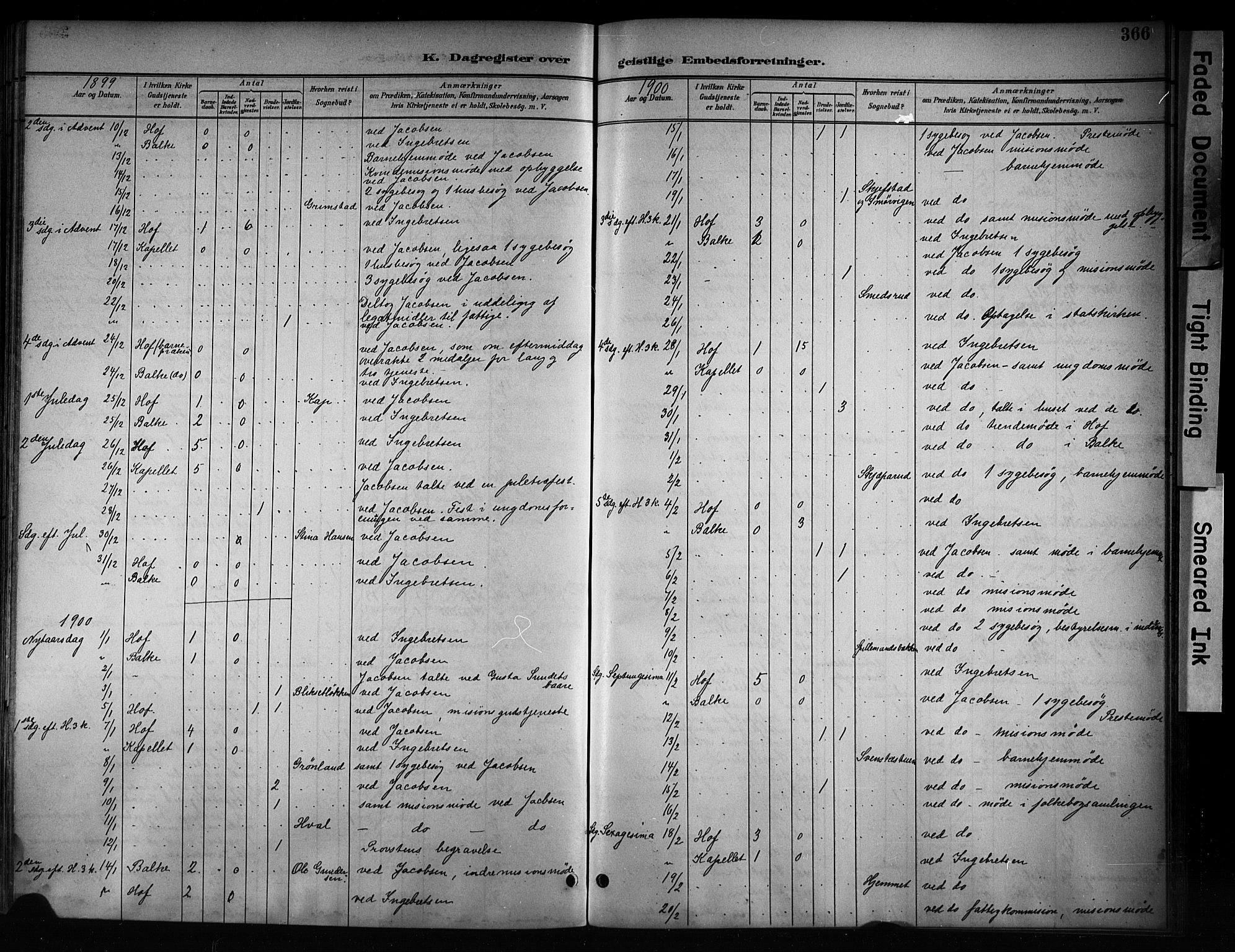 Østre Toten prestekontor, AV/SAH-PREST-104/H/Ha/Haa/L0008: Ministerialbok nr. 8, 1897-1909, s. 366