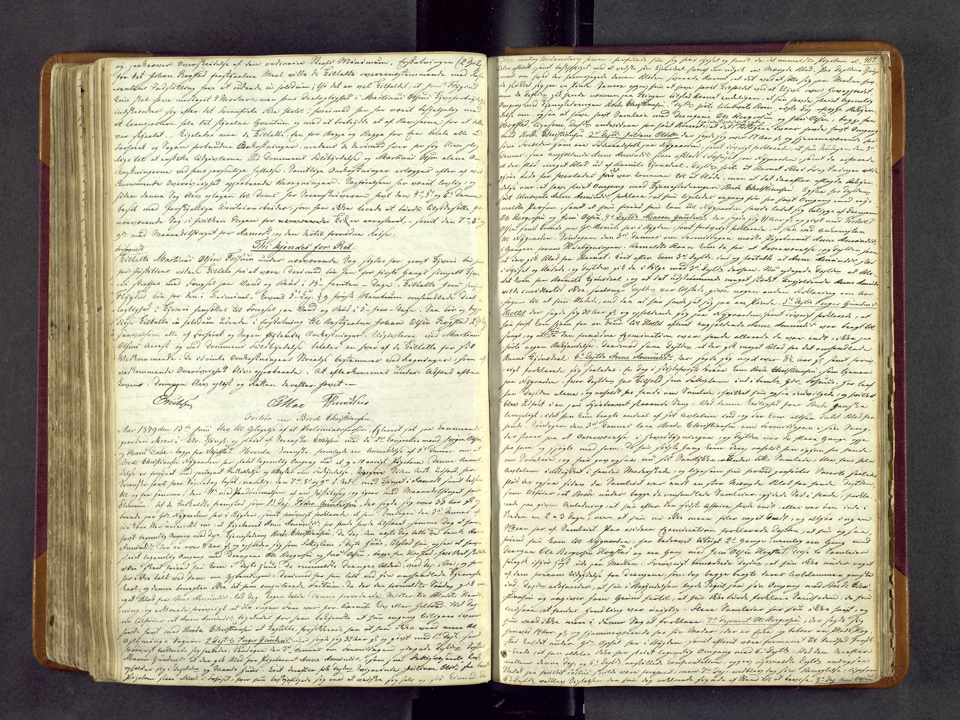 Sør-Østerdal sorenskriveri, SAH/TING-018/G/Gc/L0002: Ekstrarettsprotokoll, 1841-1850, s. 407