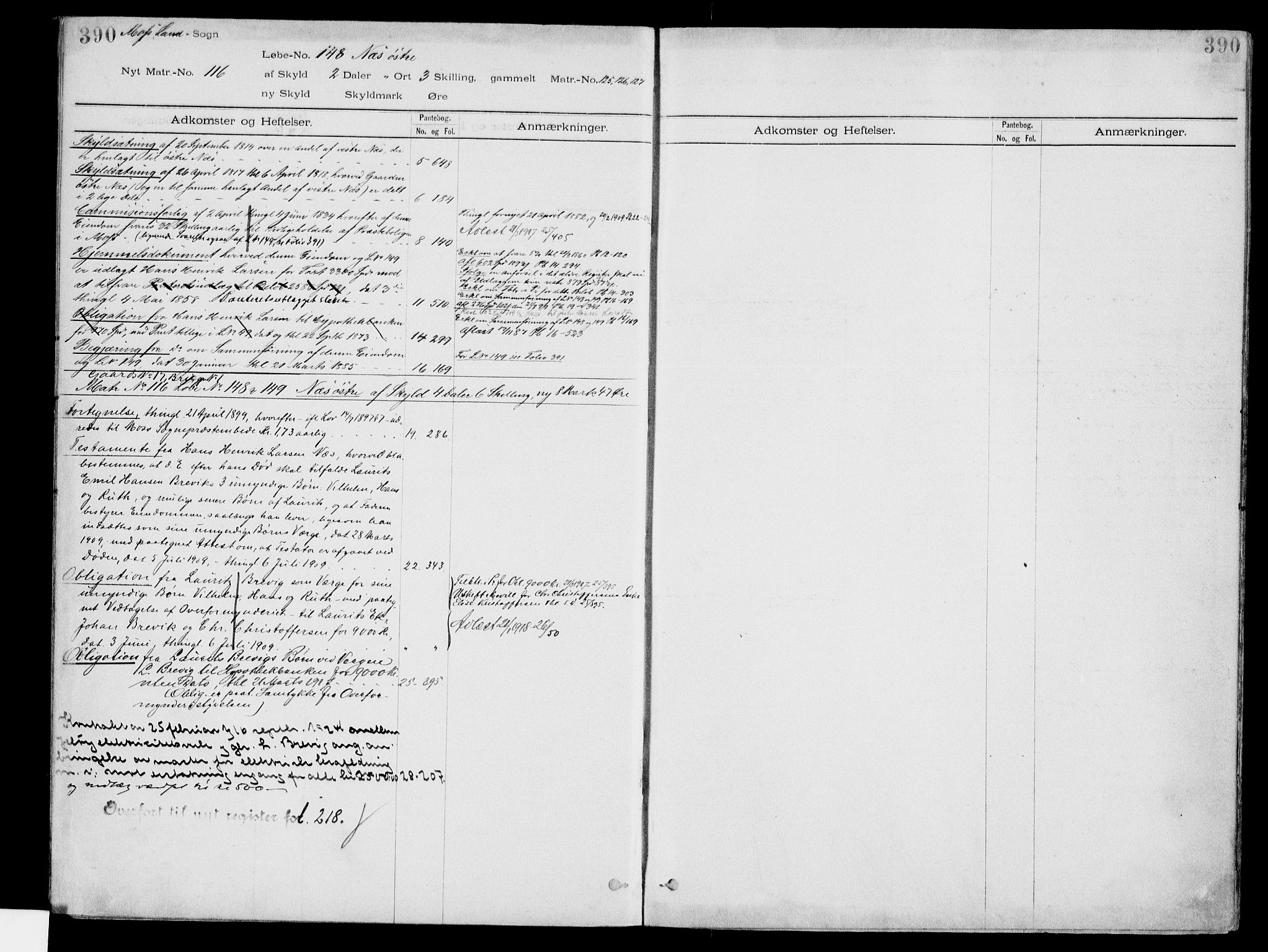 Moss sorenskriveri, SAO/A-10168: Panteregister nr. IV 3b, 1769-1926, s. 390