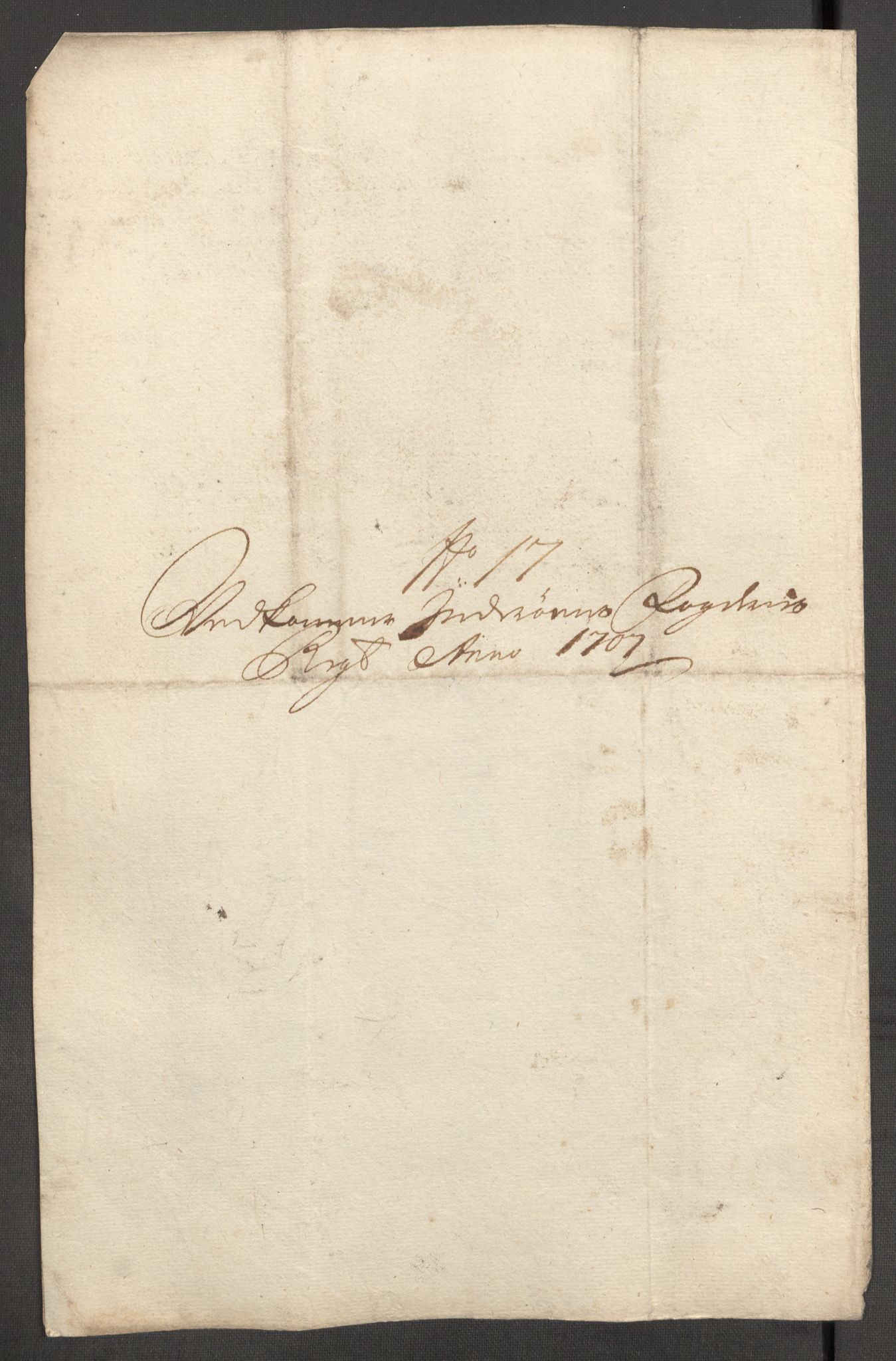 Rentekammeret inntil 1814, Reviderte regnskaper, Fogderegnskap, AV/RA-EA-4092/R63/L4315: Fogderegnskap Inderøy, 1706-1707, s. 469