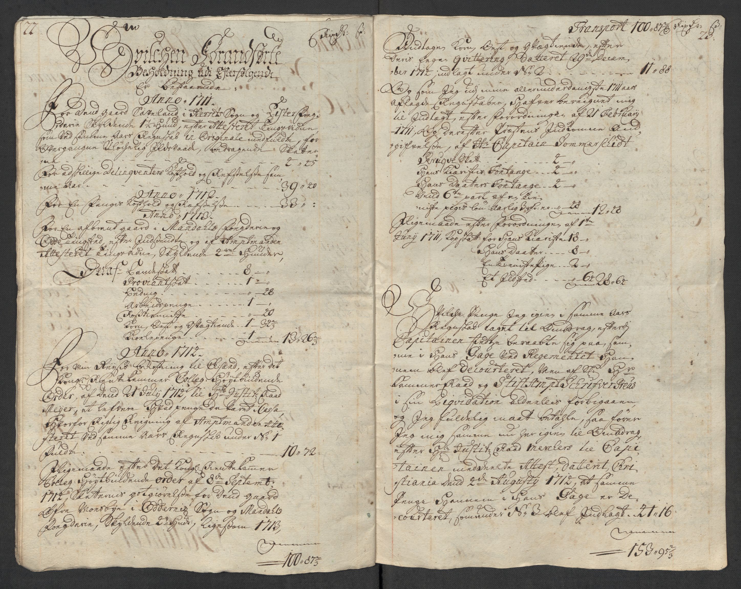 Rentekammeret inntil 1814, Reviderte regnskaper, Fogderegnskap, RA/EA-4092/R43/L2560: Fogderegnskap Lista og Mandal, 1716, s. 15