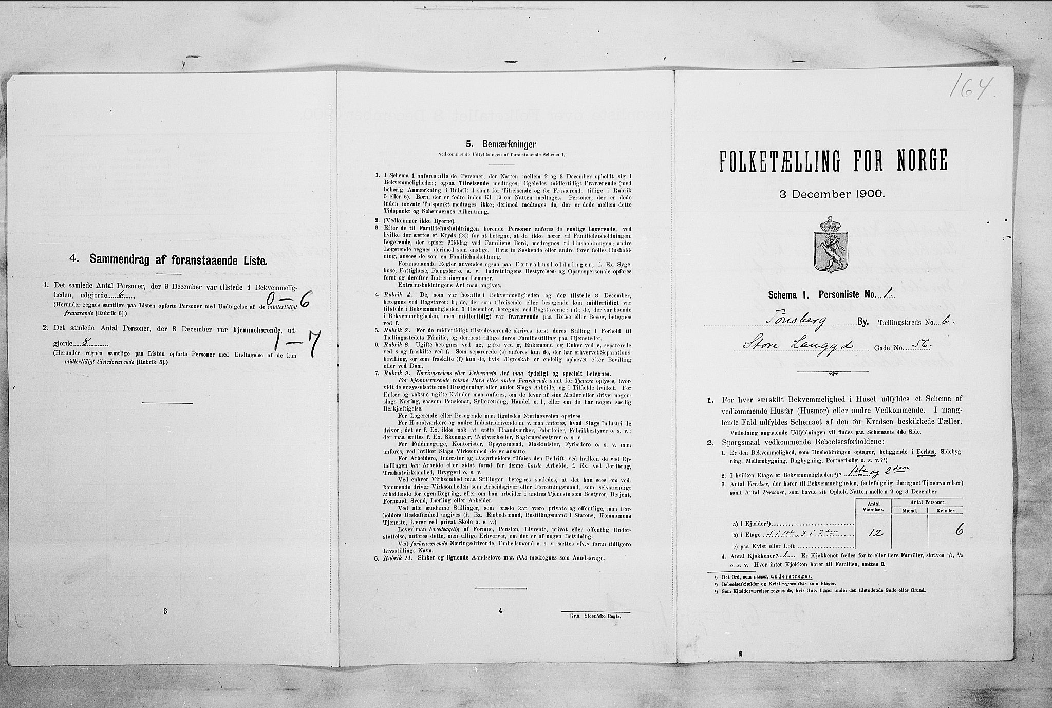 RA, Folketelling 1900 for 0705 Tønsberg kjøpstad, 1900, s. 5273