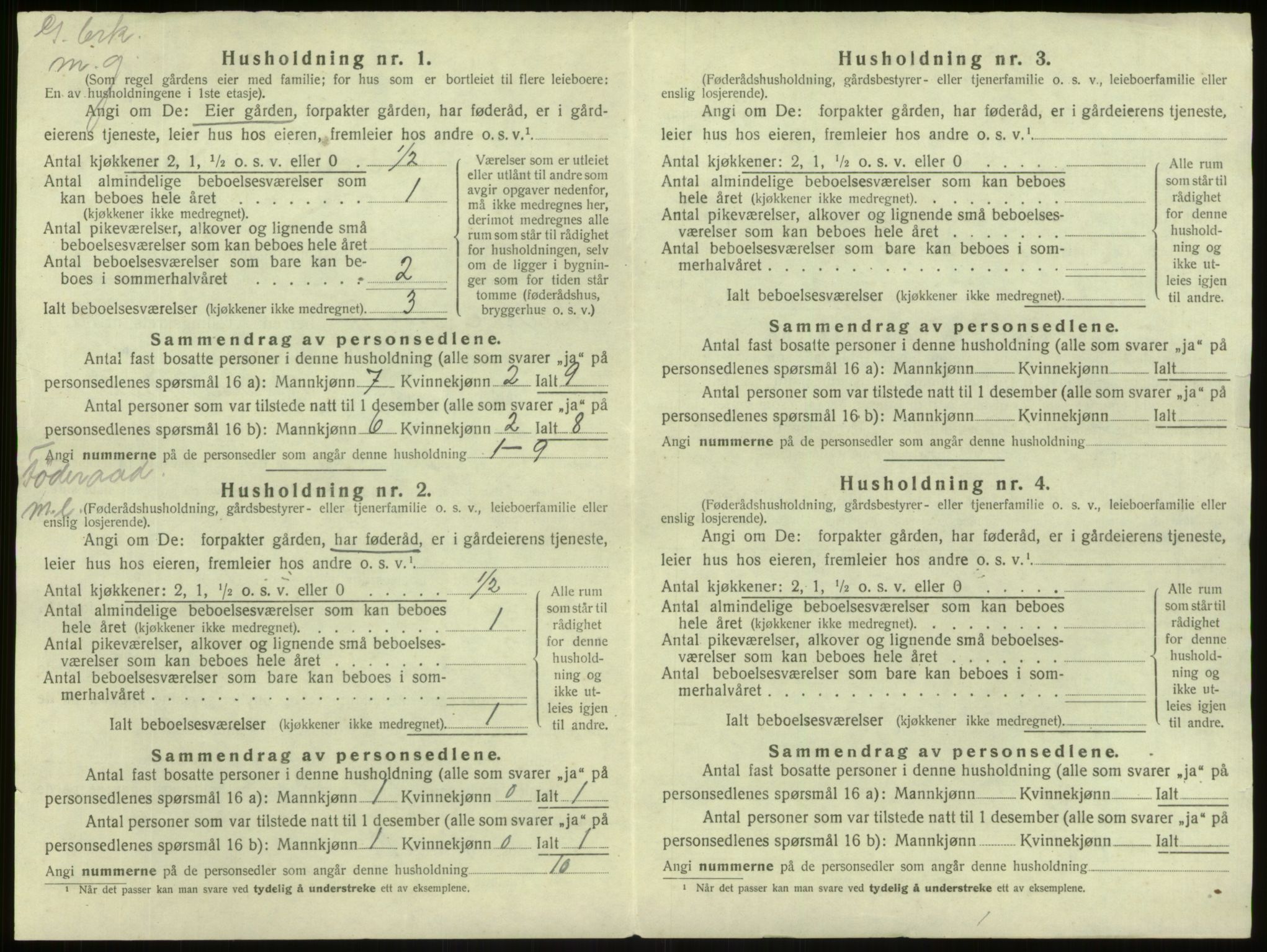 SAB, Folketelling 1920 for 1422 Lærdal herred, 1920, s. 795