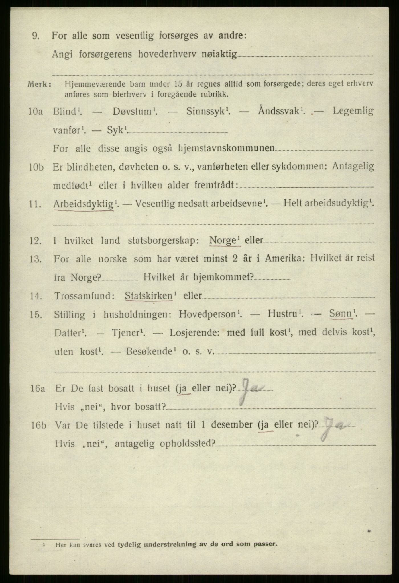 SAB, Folketelling 1920 for 1446 Breim herred, 1920, s. 990