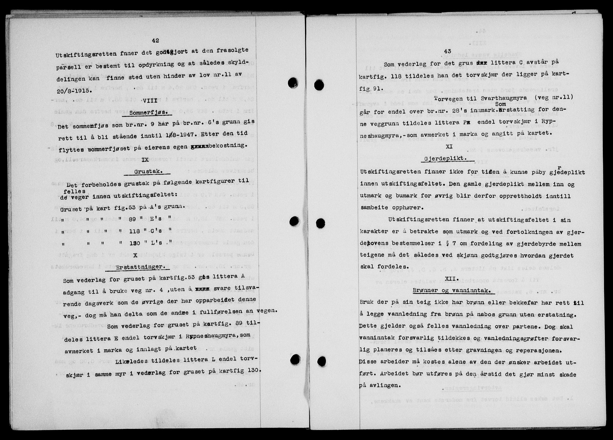 Lofoten sorenskriveri, SAT/A-0017/1/2/2C/L0010a: Pantebok nr. 10a, 1942-1943, Dagboknr: 147/1943