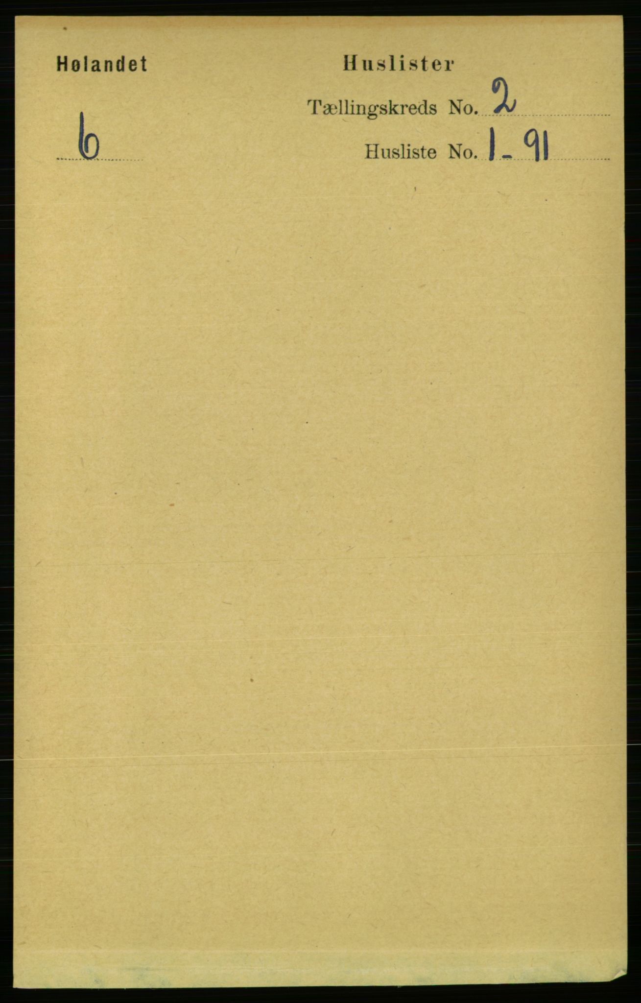 RA, Folketelling 1891 for 1651 Hølonda herred, 1891, s. 724