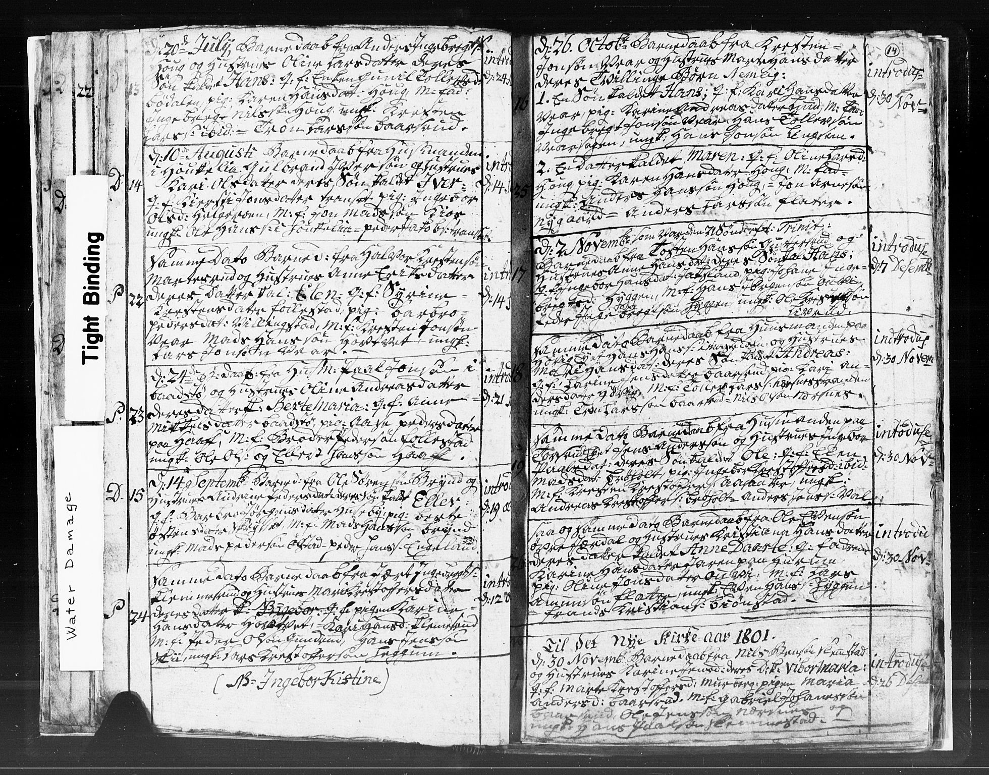 Røyken kirkebøker, SAKO/A-241/G/Ga/L0002: Klokkerbok nr. 2, 1797-1810, s. 14