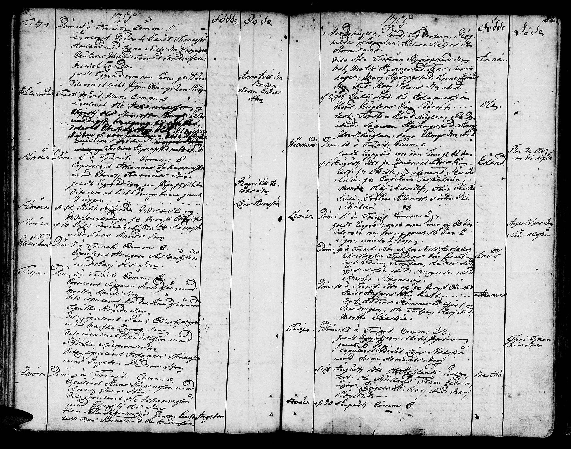 Stord sokneprestembete, SAB/A-78201/H/Haa: Ministerialbok nr. A 2, 1744-1777, s. 82