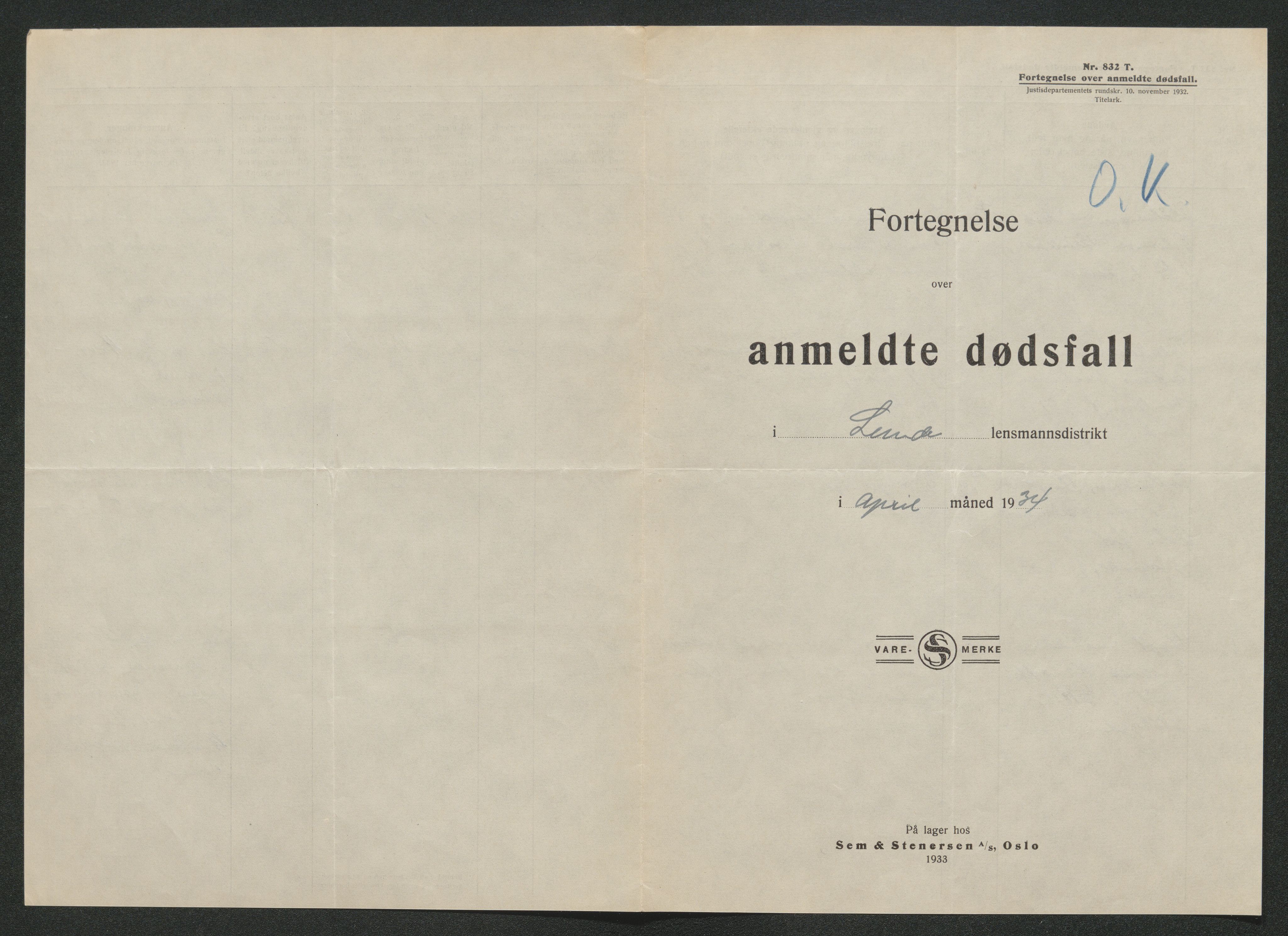 Nedre Telemark sorenskriveri, SAKO/A-135/H/Ha/Hab/L0008: Dødsfallsfortegnelser
, 1931-1935, s. 1111