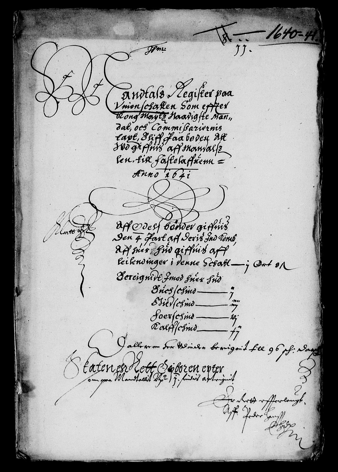 Rentekammeret inntil 1814, Reviderte regnskaper, Lensregnskaper, RA/EA-5023/R/Rb/Rbq/L0030: Nedenes len. Mandals len. Råbyggelag., 1640-1642