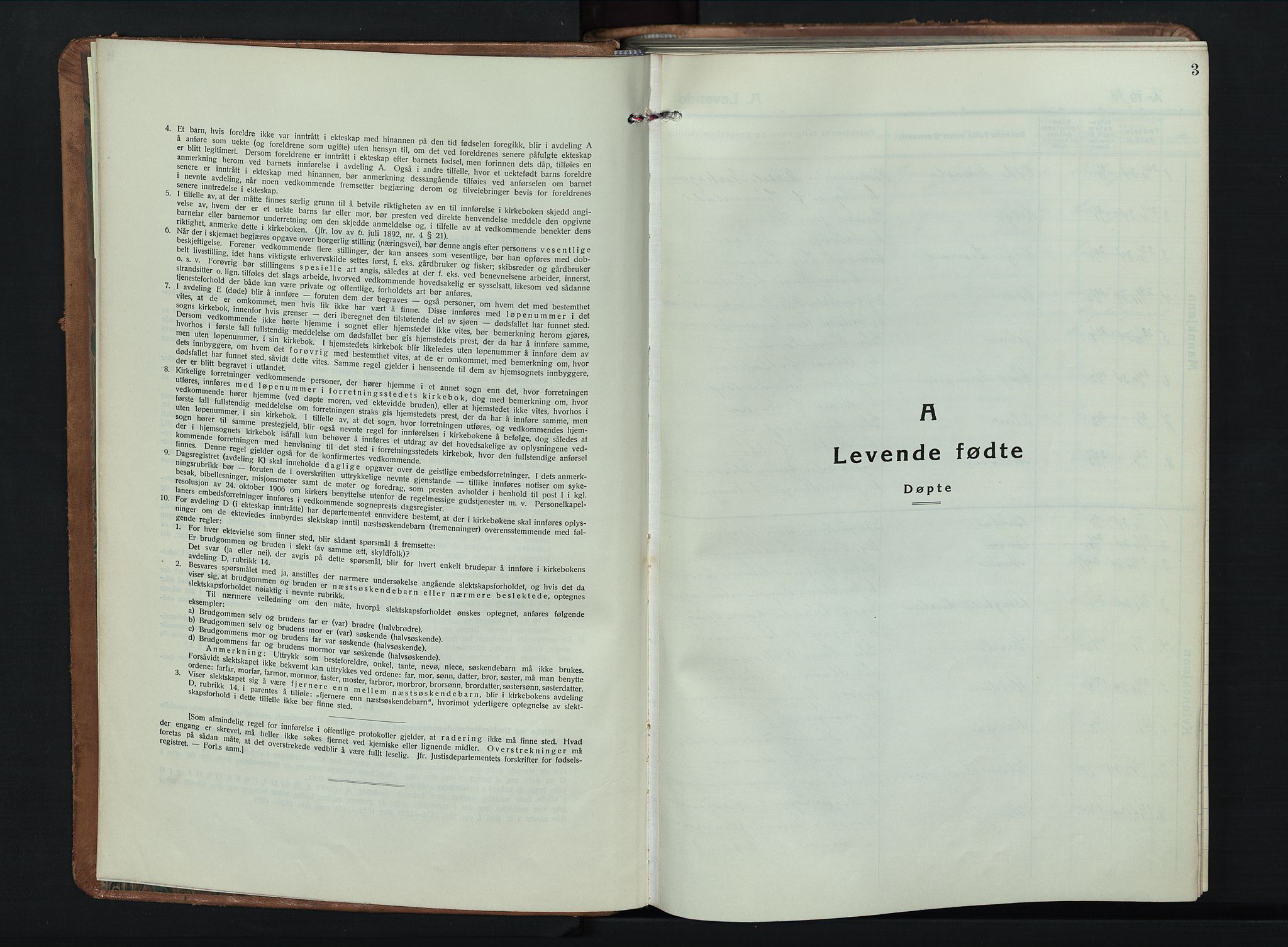 Veldre prestekontor, AV/SAH-PREST-018/L/La/L0002: Klokkerbok nr. 2, 1935-1949, s. 3