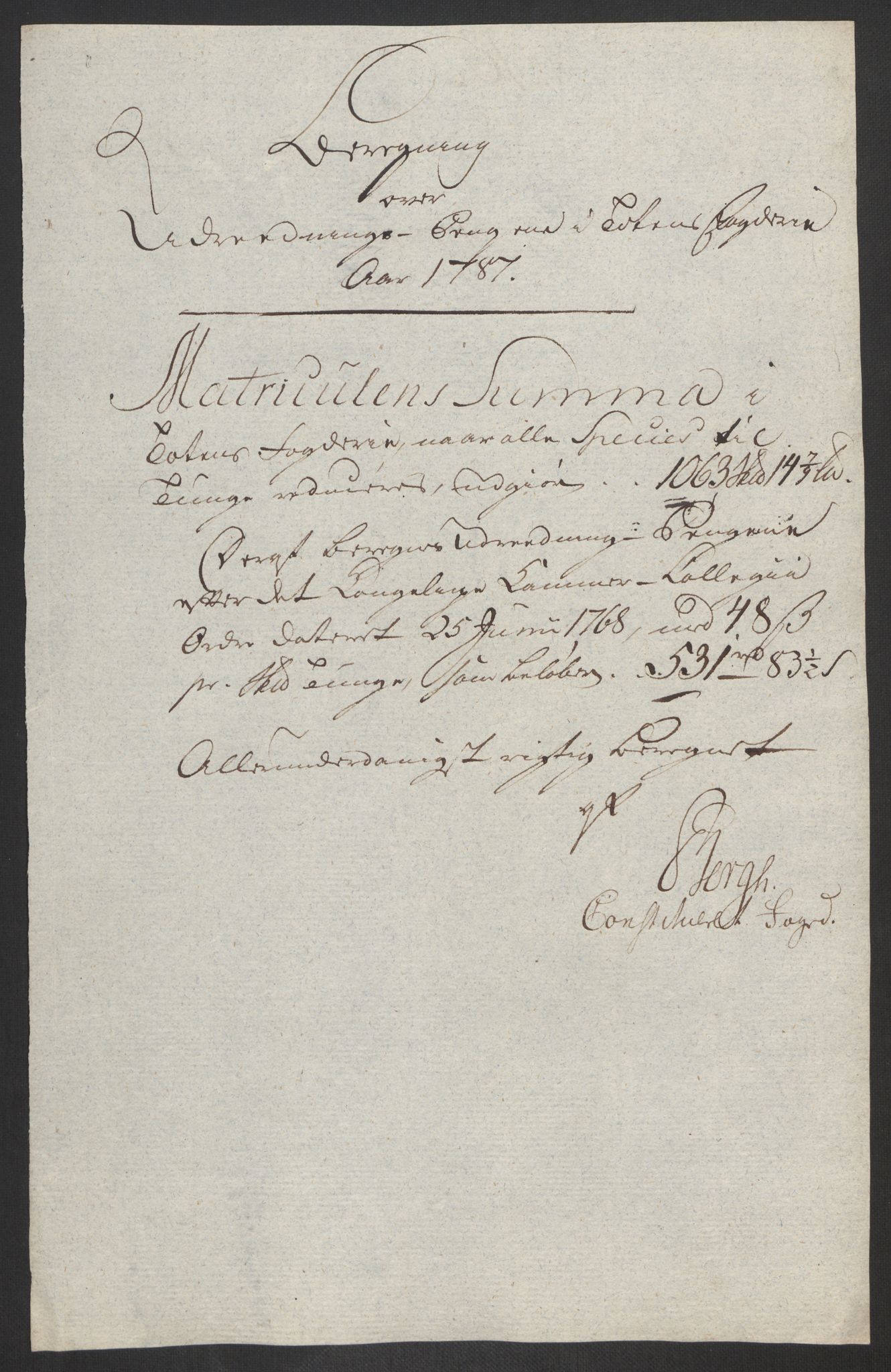 Rentekammeret inntil 1814, Reviderte regnskaper, Fogderegnskap, AV/RA-EA-4092/R19/L1374: Fogderegnskap Toten, Hadeland og Vardal, 1787, s. 59