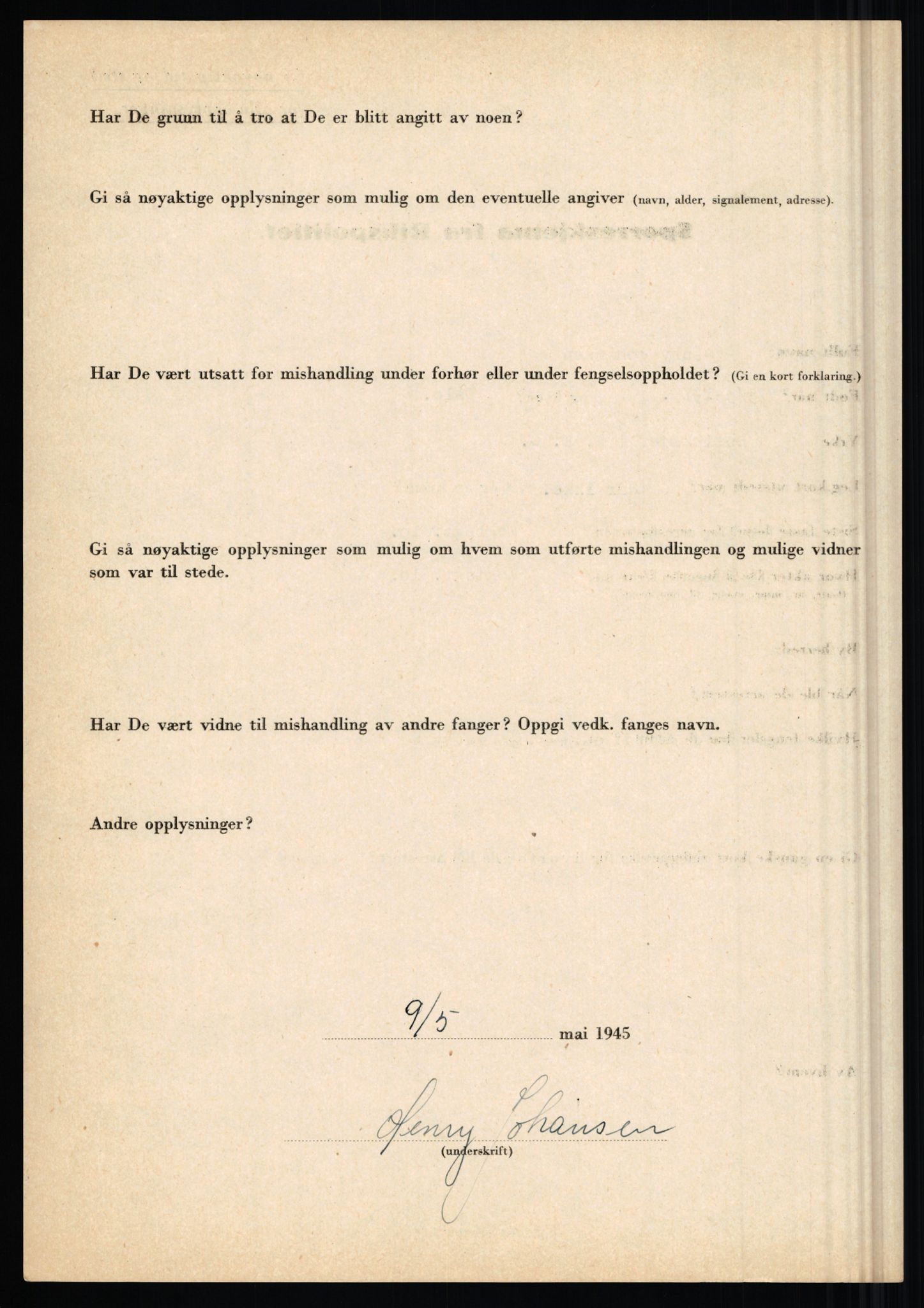 Rikspolitisjefen, AV/RA-S-1560/L/L0008: Jaffe, Bernhard - Karset, Helge Hafsahl, 1940-1945, s. 644