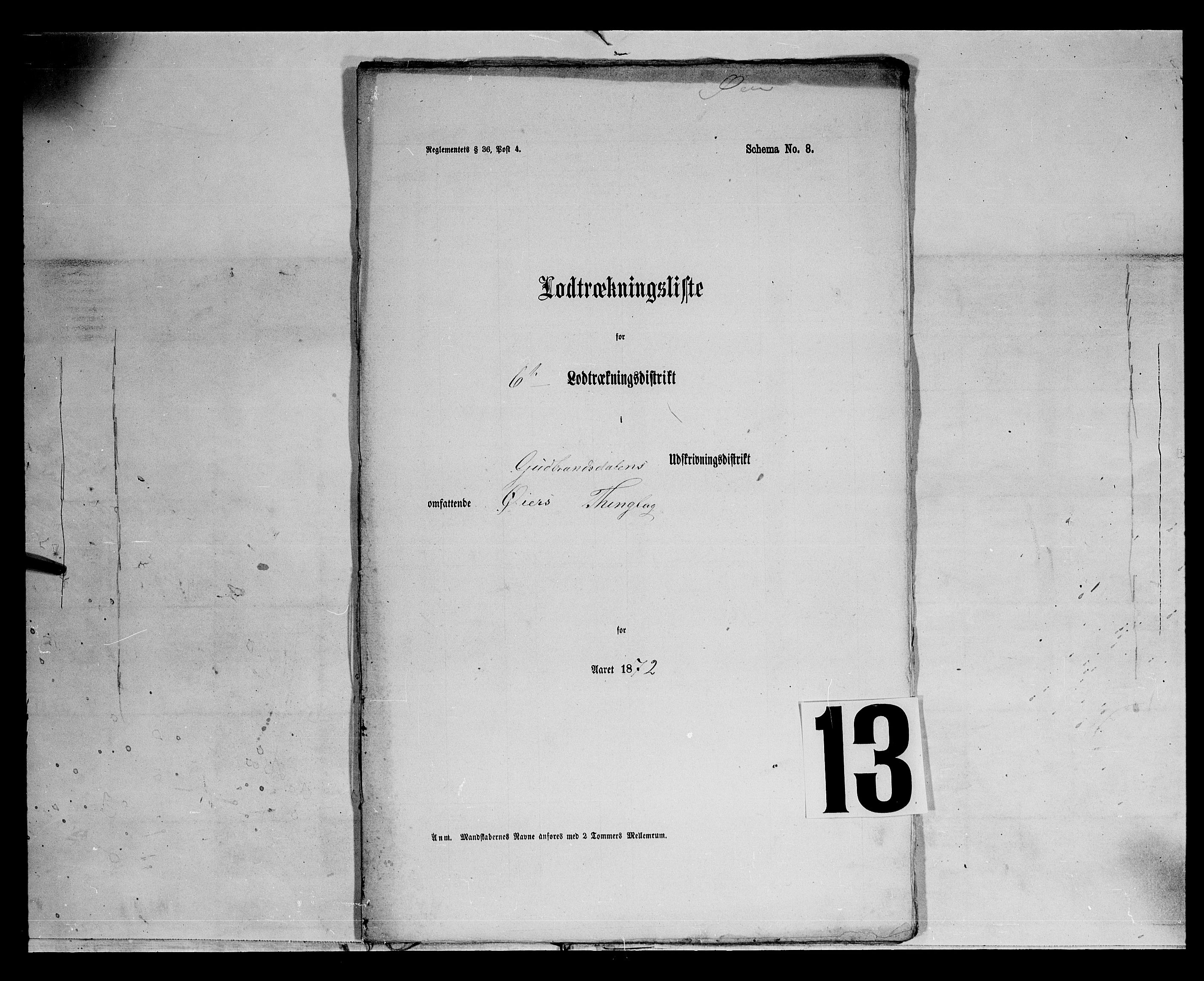 Fylkesmannen i Oppland, SAH/FYO-002/1/K/Kg/L1173: Ringebu og Øyer, 1860-1879, s. 103
