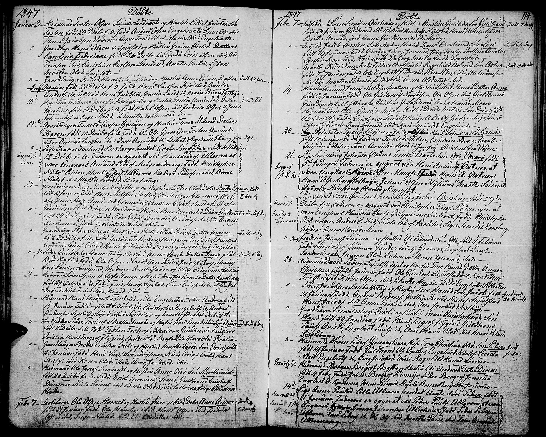 Strøm-Odalen prestekontor, AV/SAH-PREST-028/H/Ha/Haa/L0005: Ministerialbok nr. 5, 1811-1850, s. 114
