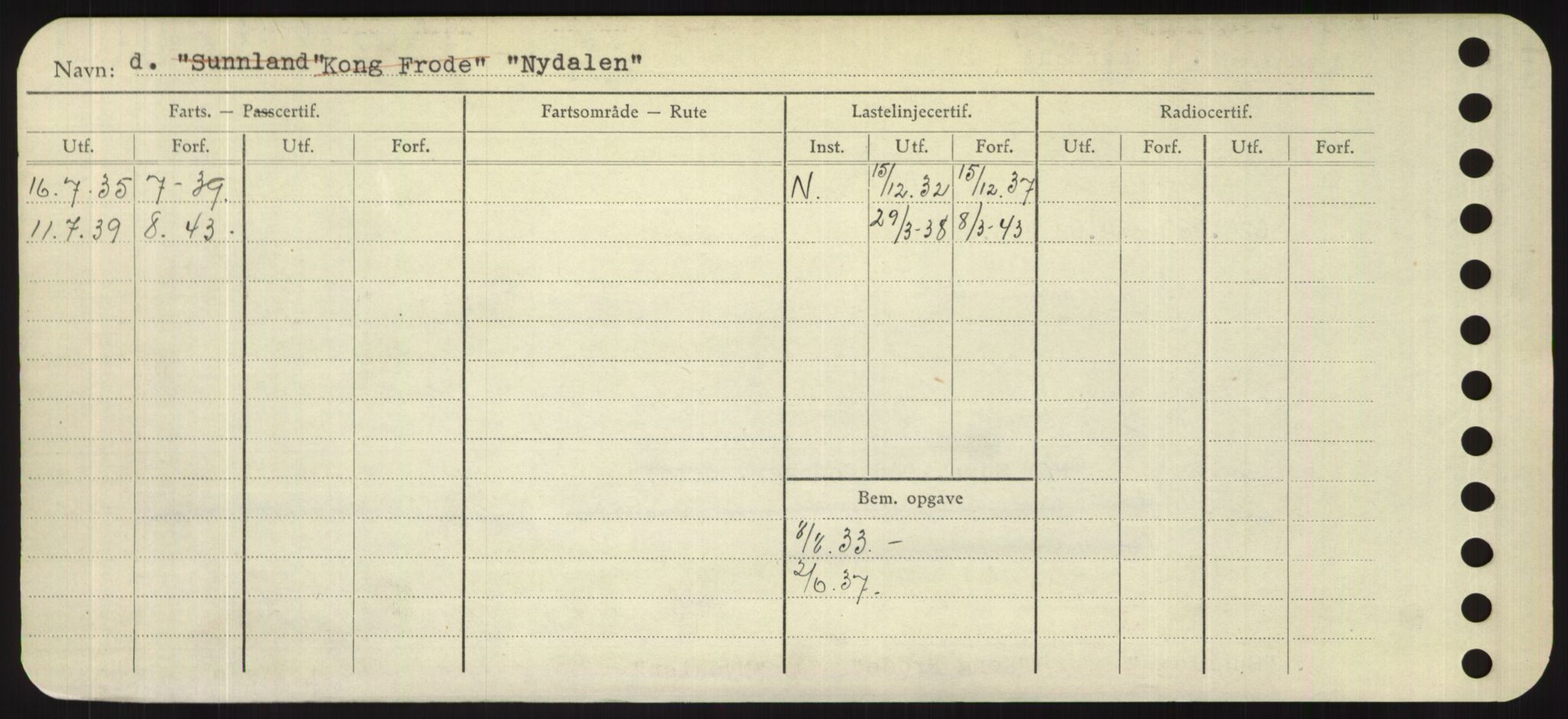 Sjøfartsdirektoratet med forløpere, Skipsmålingen, RA/S-1627/H/Hd/L0027: Fartøy, Norhop-Nør, s. 404