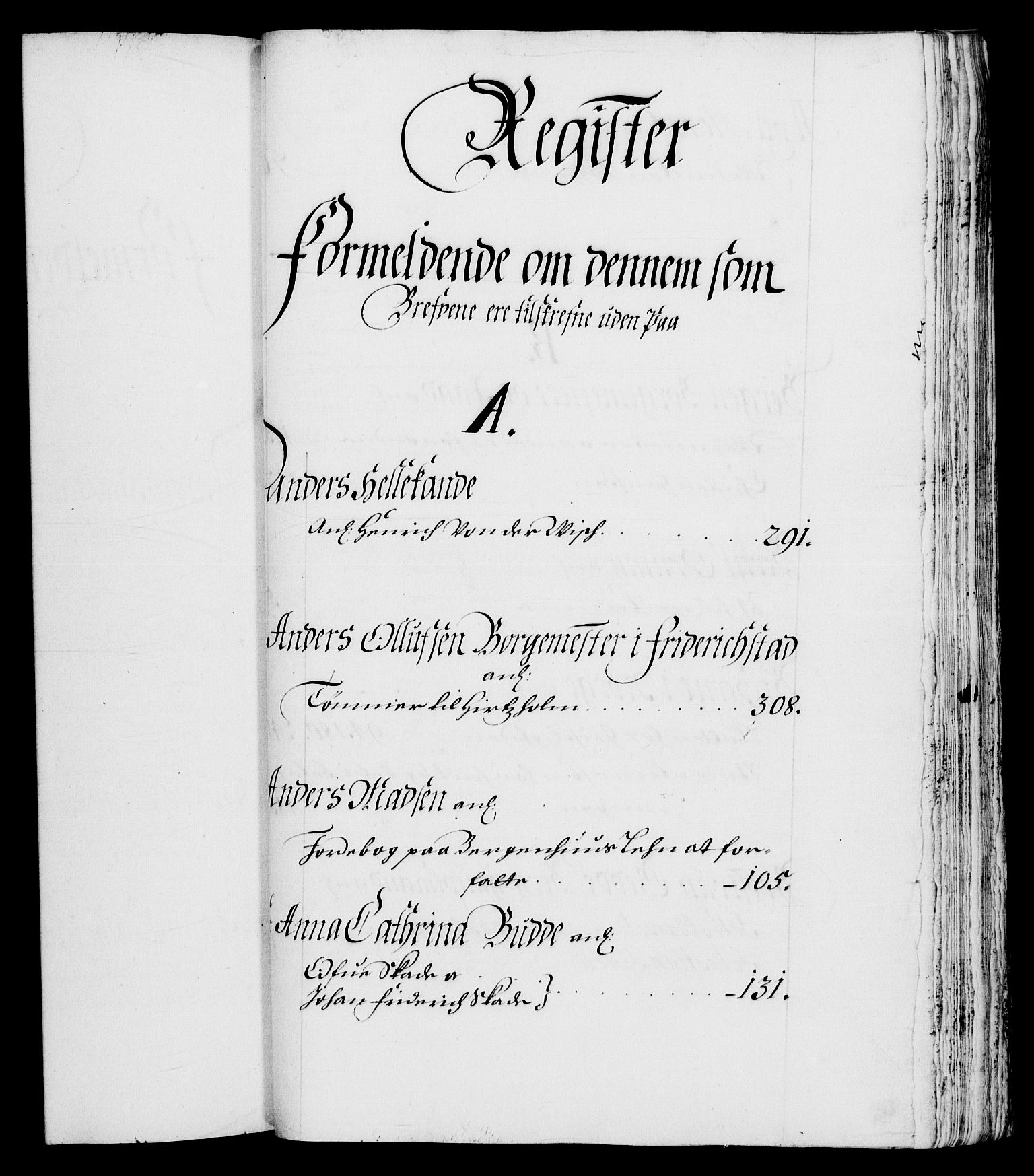 Danske Kanselli 1572-1799, RA/EA-3023/F/Fc/Fca/Fcab/L0010: Norske tegnelser (mikrofilm), 1657-1660
