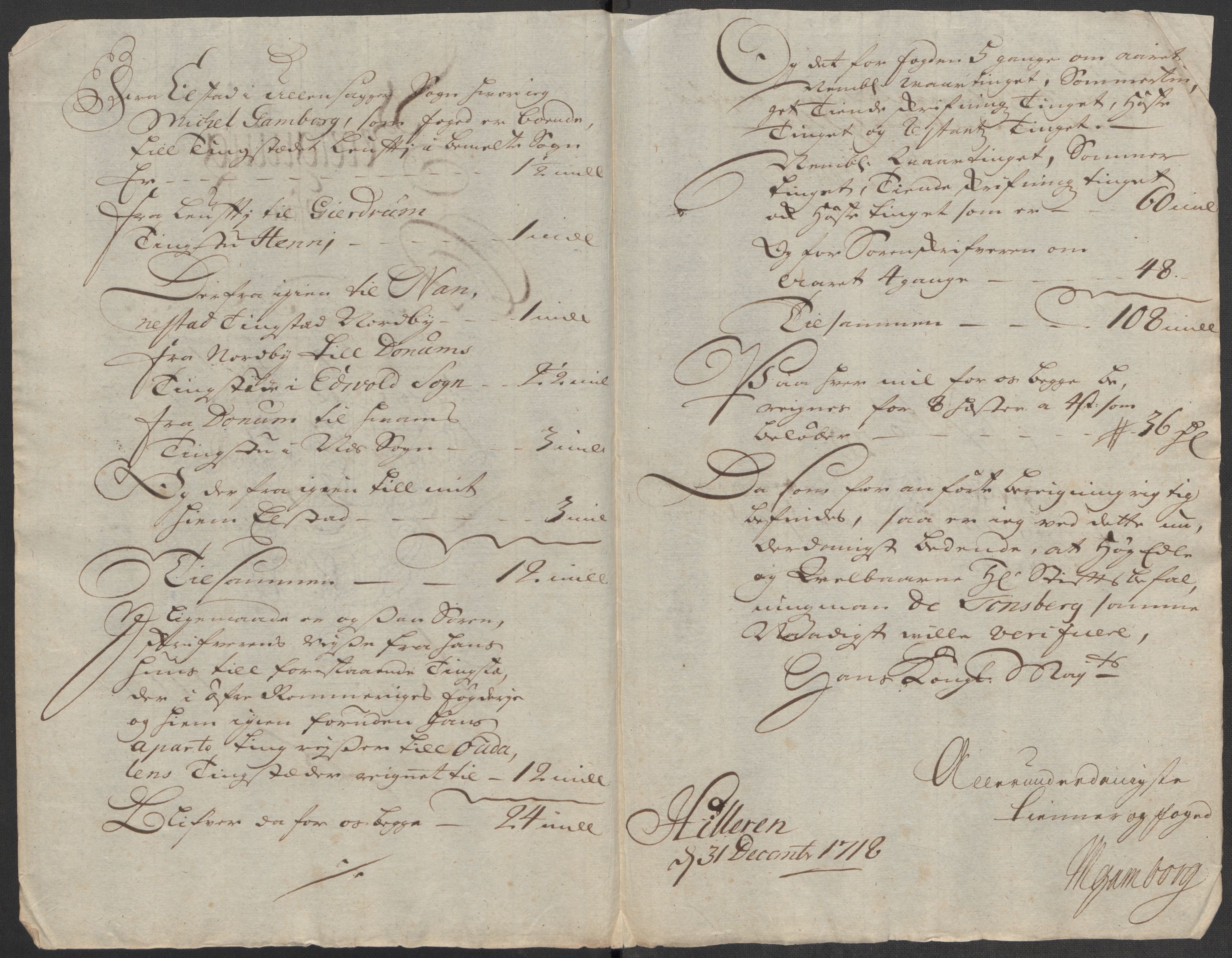 Rentekammeret inntil 1814, Reviderte regnskaper, Fogderegnskap, AV/RA-EA-4092/R12/L0727: Fogderegnskap Øvre Romerike, 1718, s. 306