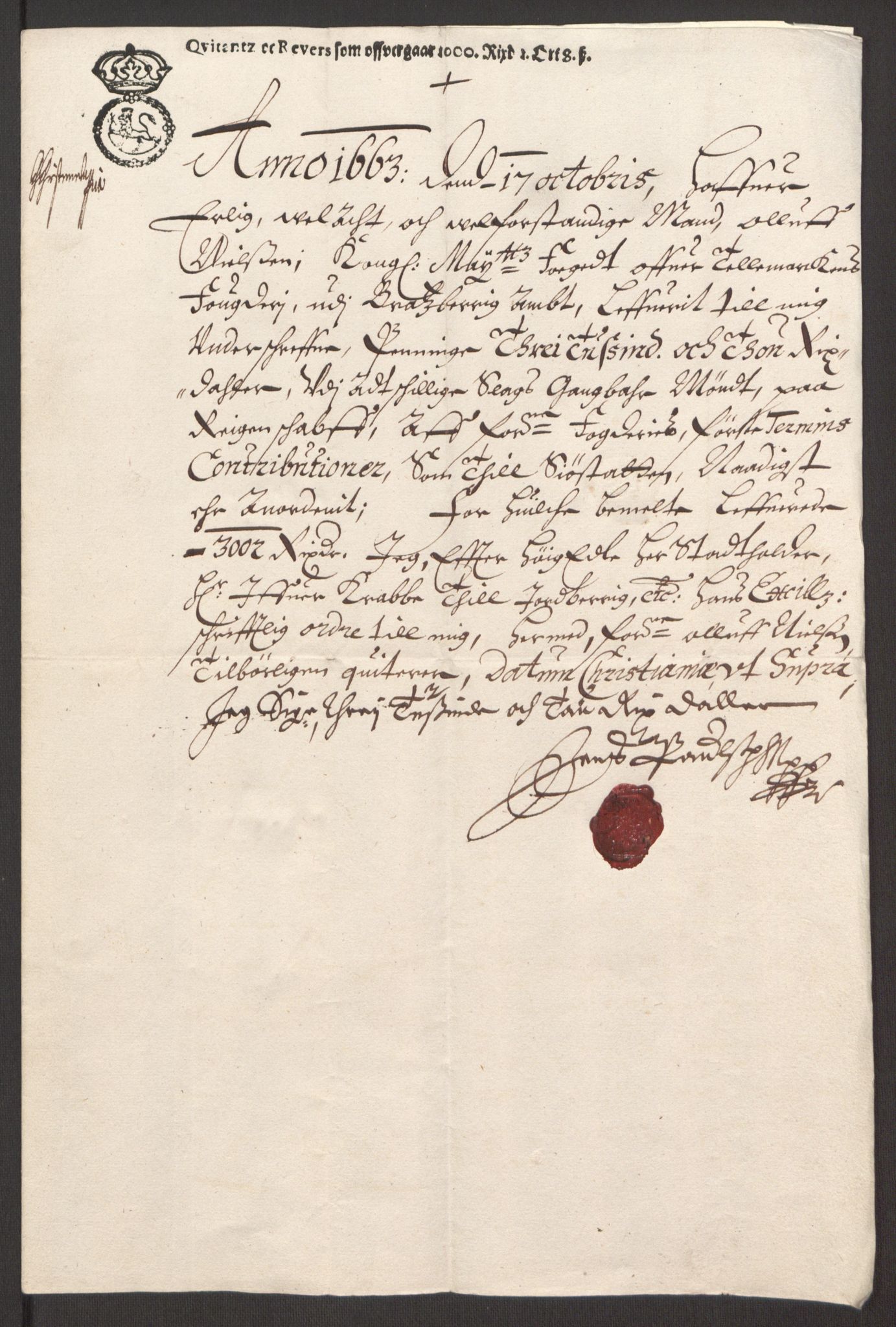 Rentekammeret inntil 1814, Reviderte regnskaper, Fogderegnskap, RA/EA-4092/R35/L2054: Fogderegnskap Øvre og Nedre Telemark, 1662-1663, s. 373