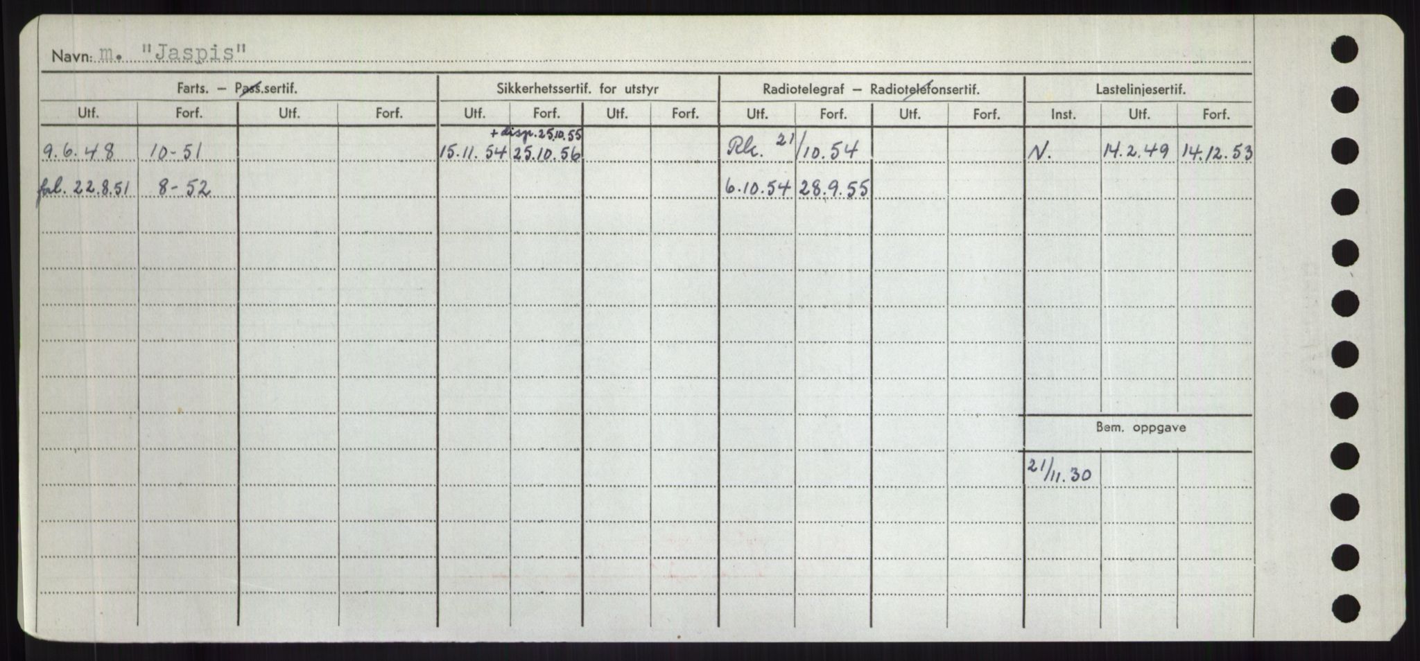 Sjøfartsdirektoratet med forløpere, Skipsmålingen, RA/S-1627/H/Hd/L0019: Fartøy, J, s. 308