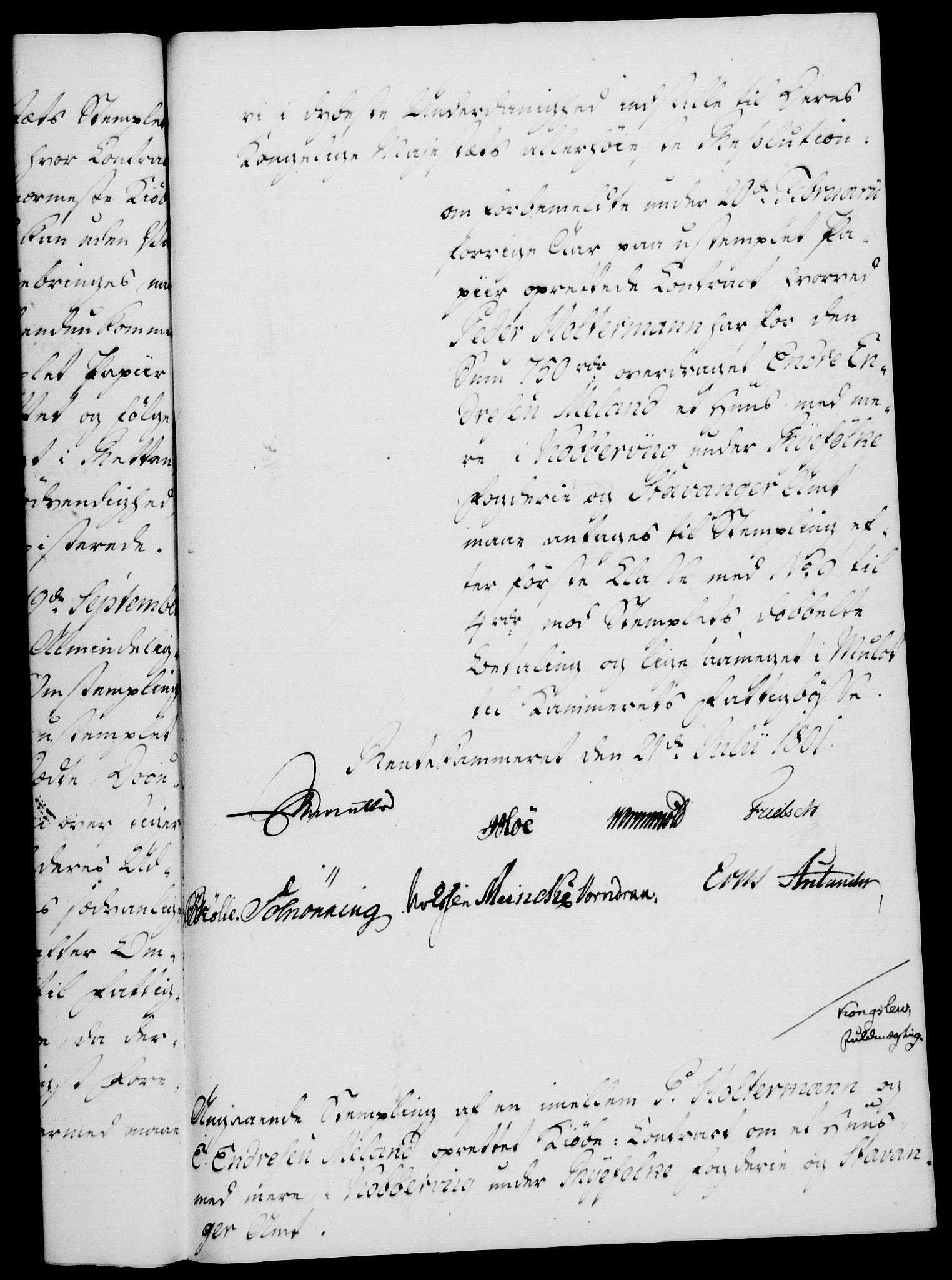 Rentekammeret, Kammerkanselliet, RA/EA-3111/G/Gf/Gfa/L0083: Norsk relasjons- og resolusjonsprotokoll (merket RK 52.83), 1801, s. 529
