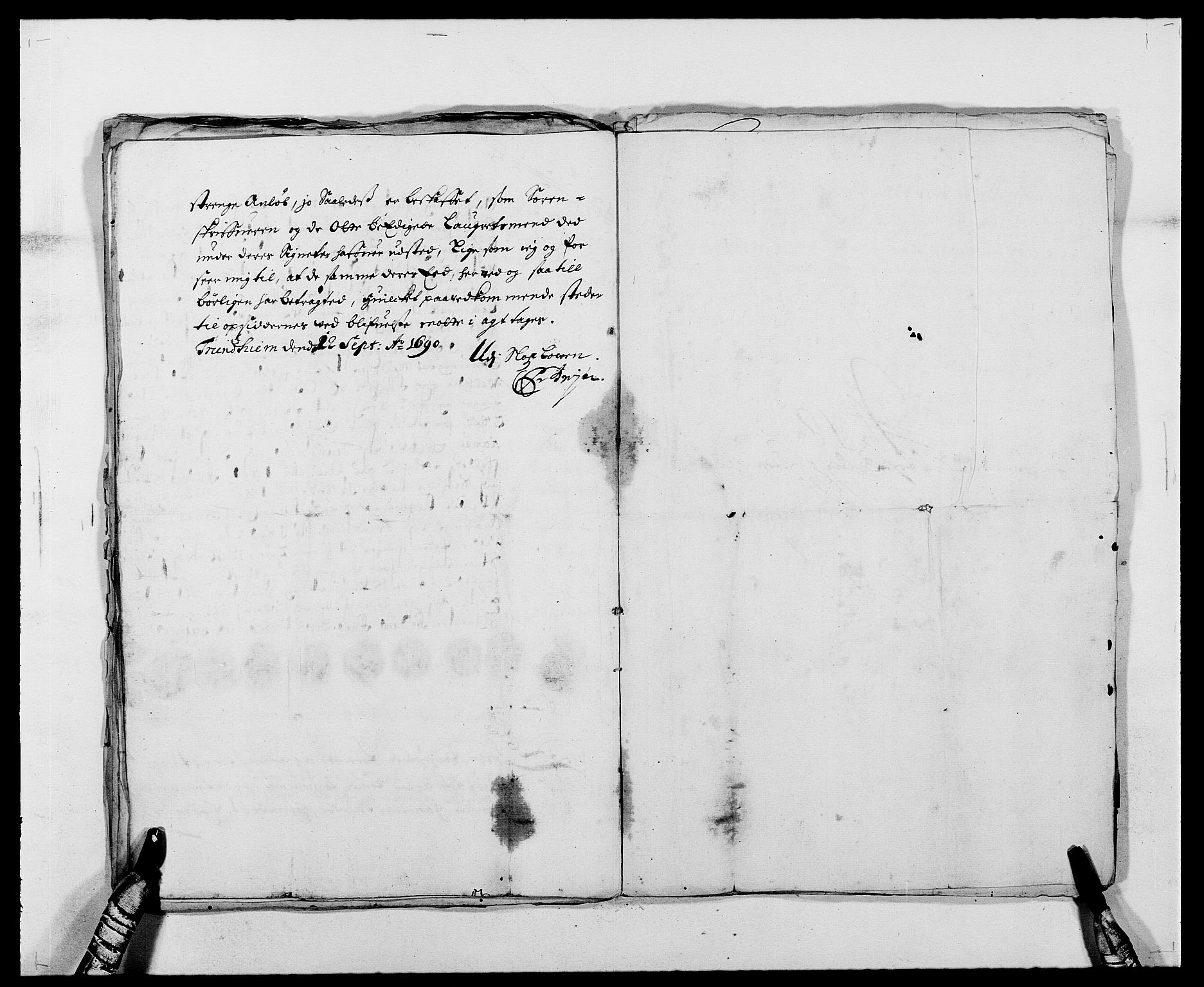 Rentekammeret inntil 1814, Reviderte regnskaper, Fogderegnskap, RA/EA-4092/R61/L4102: Fogderegnskap Strinda og Selbu, 1689-1690, s. 297