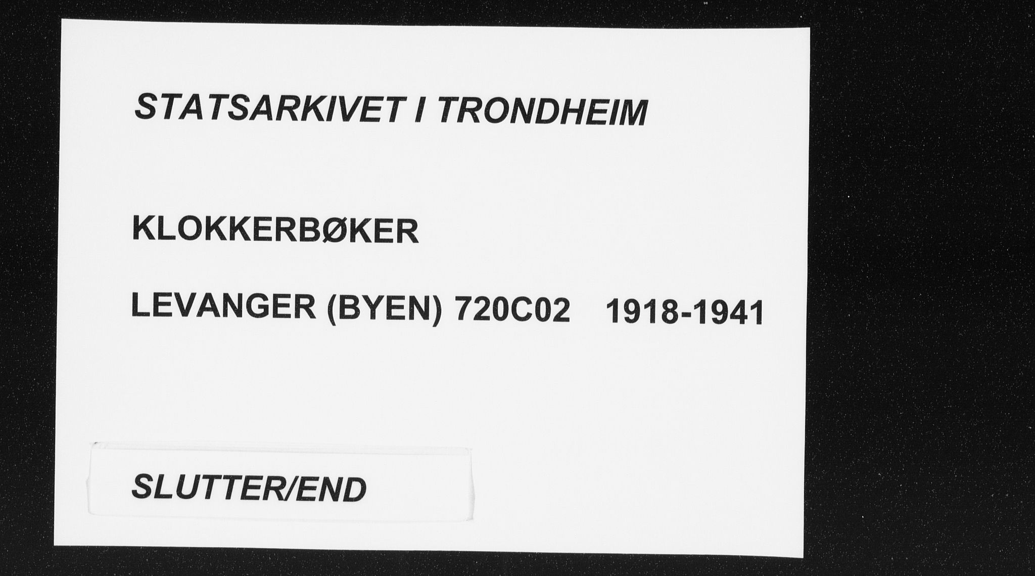 Ministerialprotokoller, klokkerbøker og fødselsregistre - Nord-Trøndelag, AV/SAT-A-1458/720/L0193: Klokkerbok nr. 720C02, 1918-1941