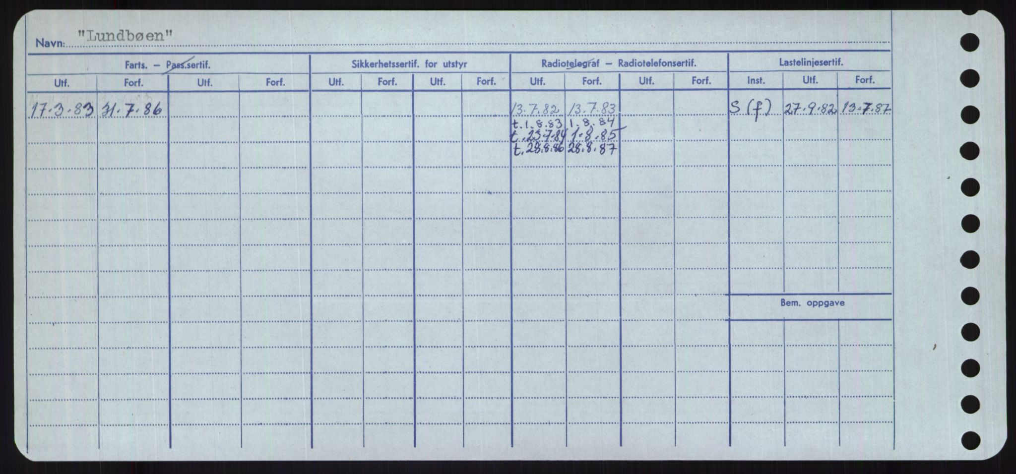 Sjøfartsdirektoratet med forløpere, Skipsmålingen, RA/S-1627/H/Ha/L0003/0002: Fartøy, Hilm-Mar / Fartøy, Kom-Mar, s. 664