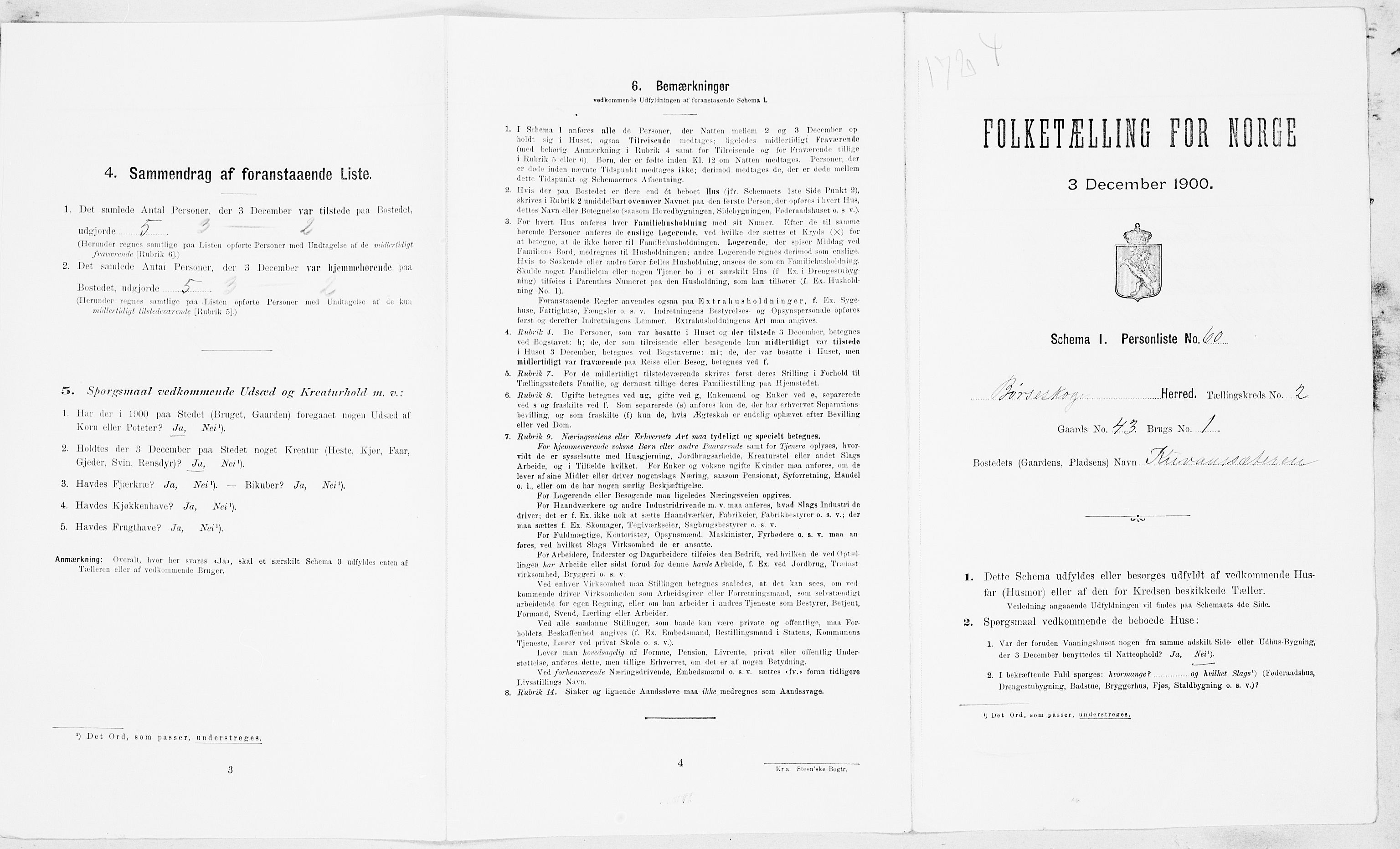 SAT, Folketelling 1900 for 1657 Børseskogn herred, 1900, s. 292