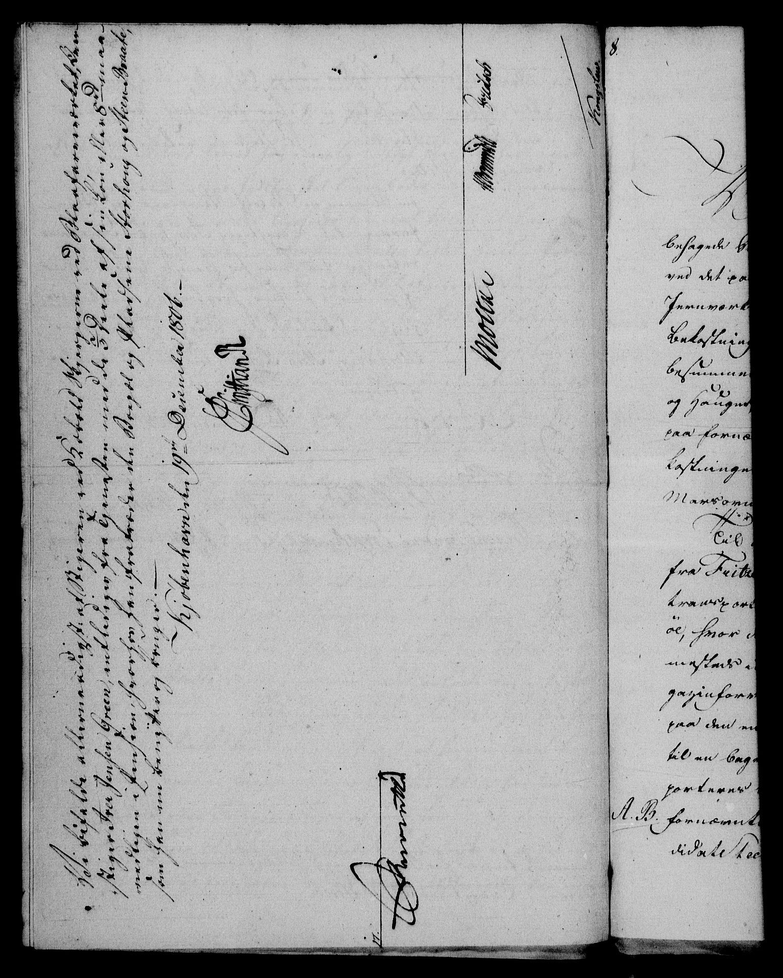 Rentekammeret, Renteskriverkontorene, AV/RA-EA-3115/M/Mf/Mfb/L0007: Relasjons- og resolusjonsprotokoll med register (merket RK 54.13), 1805-1806