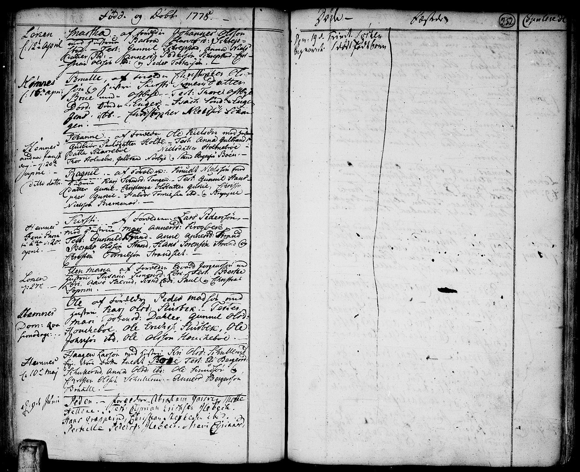 Høland prestekontor Kirkebøker, AV/SAO-A-10346a/F/Fa/L0004: Ministerialbok nr. I 4, 1757-1780, s. 252
