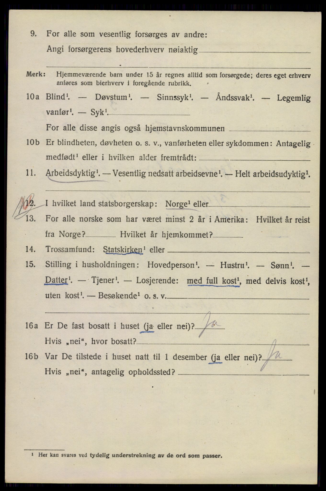 SAO, Folketelling 1920 for 0301 Kristiania kjøpstad, 1920, s. 609506