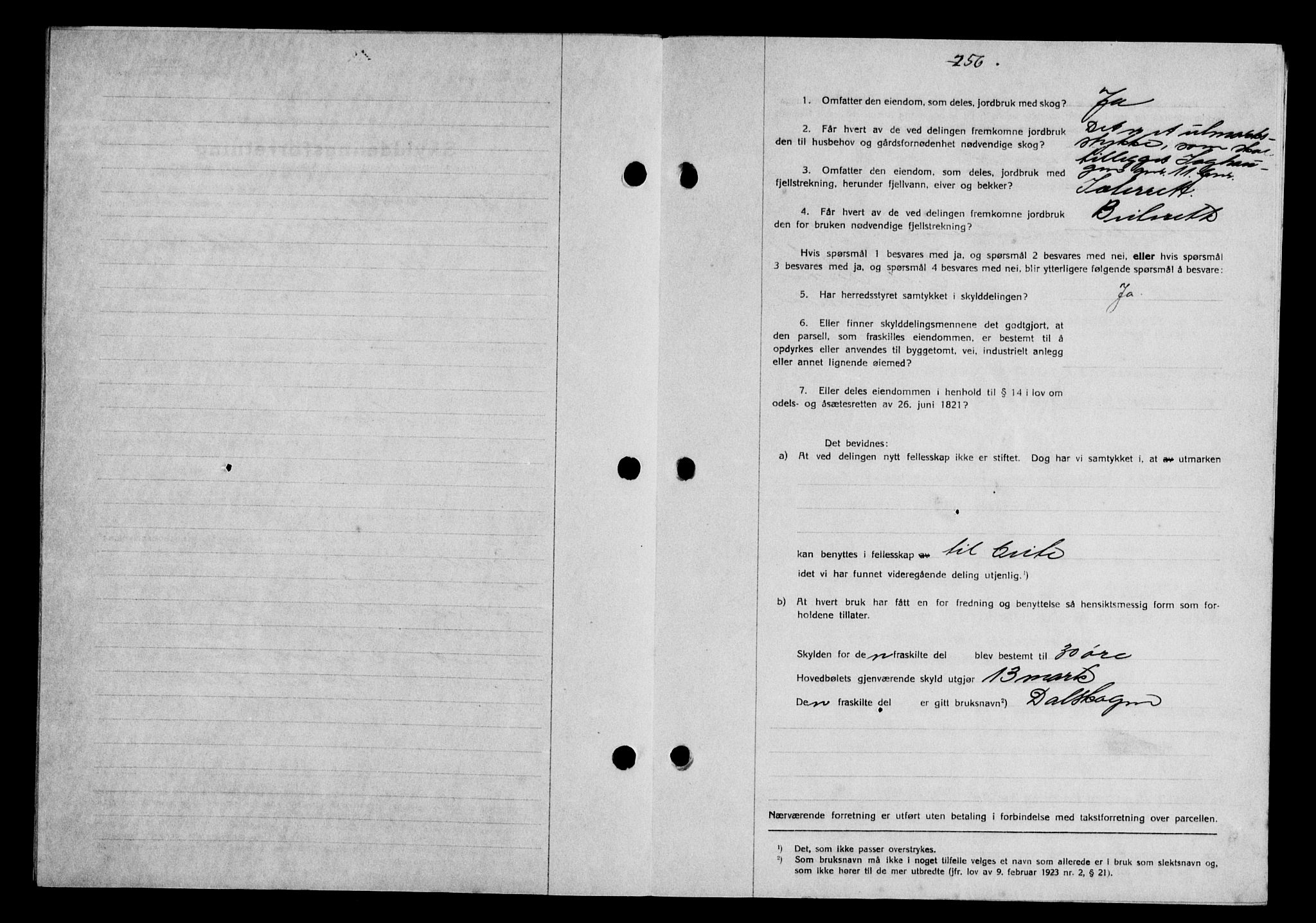 Gauldal sorenskriveri, SAT/A-0014/1/2/2C/L0048: Pantebok nr. 51-52, 1937-1938, s. 256, Dagboknr: 197/1938