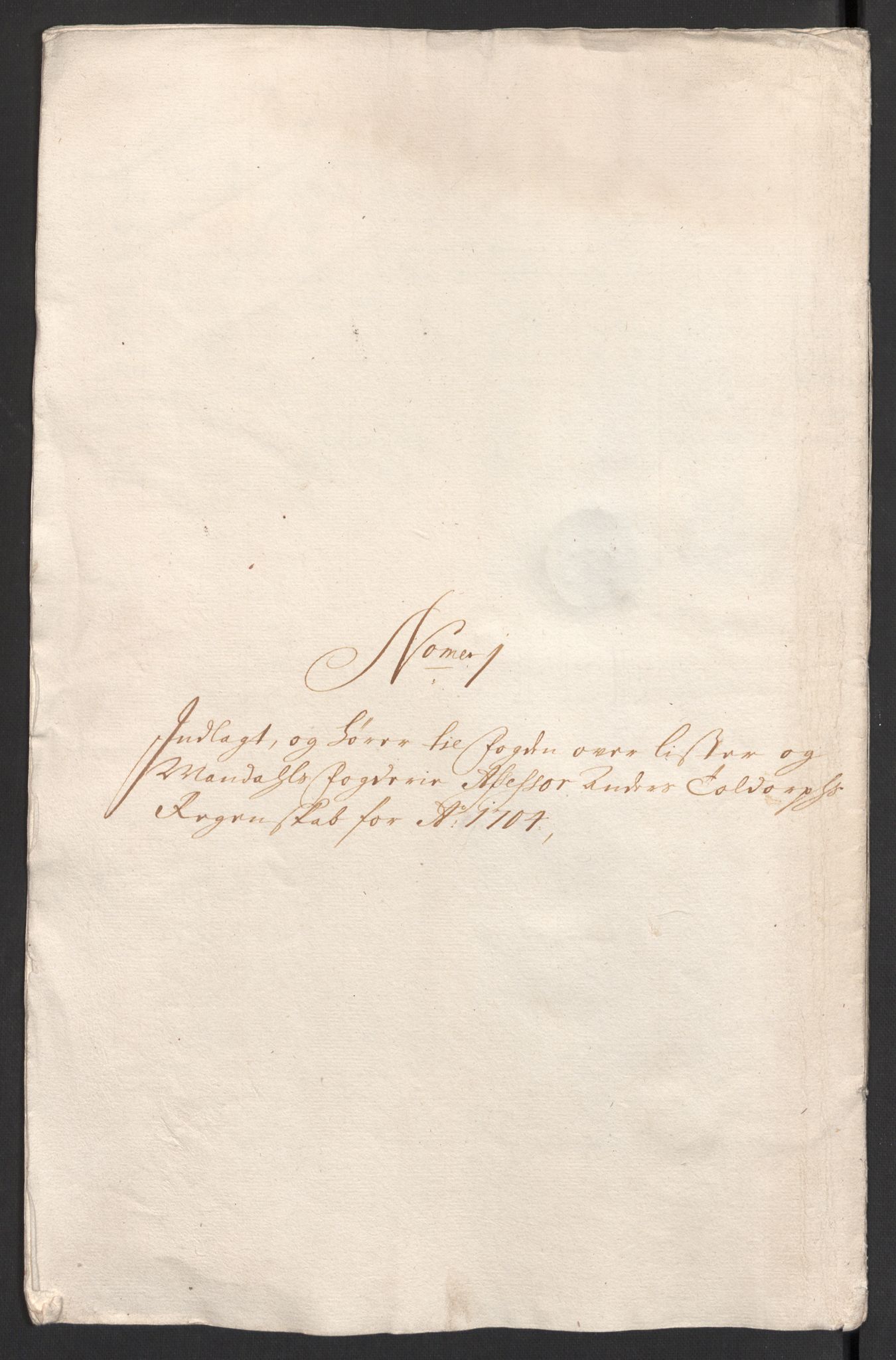 Rentekammeret inntil 1814, Reviderte regnskaper, Fogderegnskap, RA/EA-4092/R43/L2550: Fogderegnskap Lista og Mandal, 1703-1704, s. 246