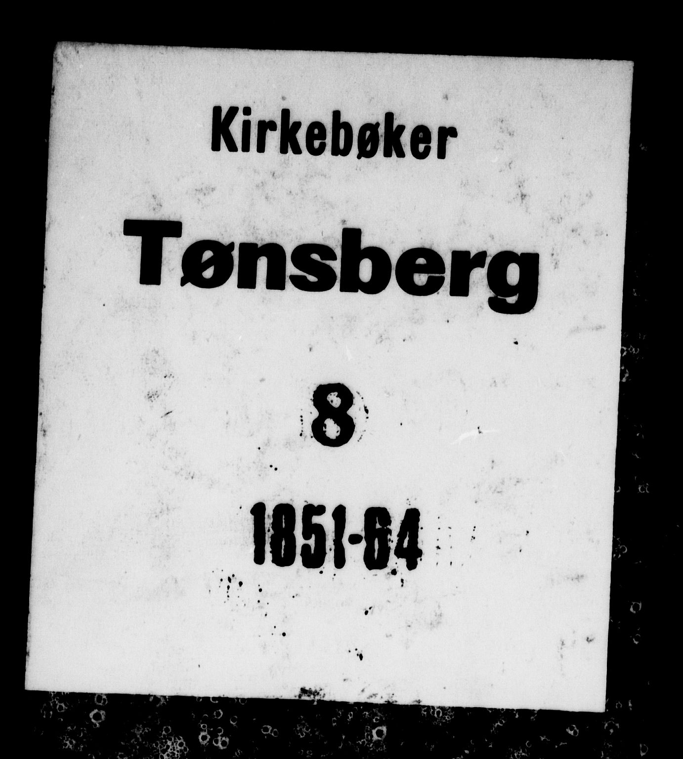 Tønsberg kirkebøker, AV/SAKO-A-330/G/Ga/L0003: Klokkerbok nr. 3, 1855-1864