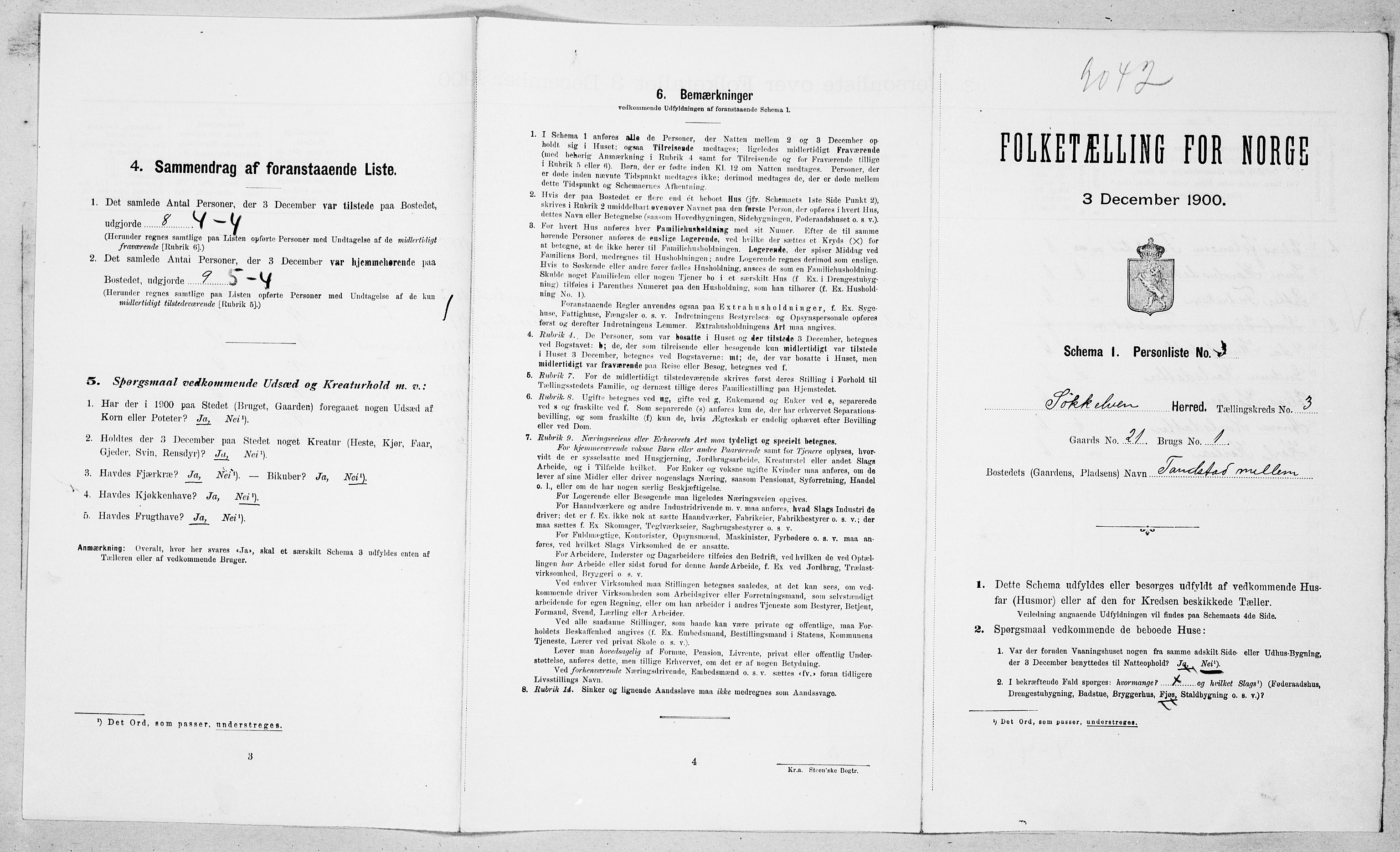 SAT, Folketelling 1900 for 1528 Sykkylven herred, 1900, s. 371