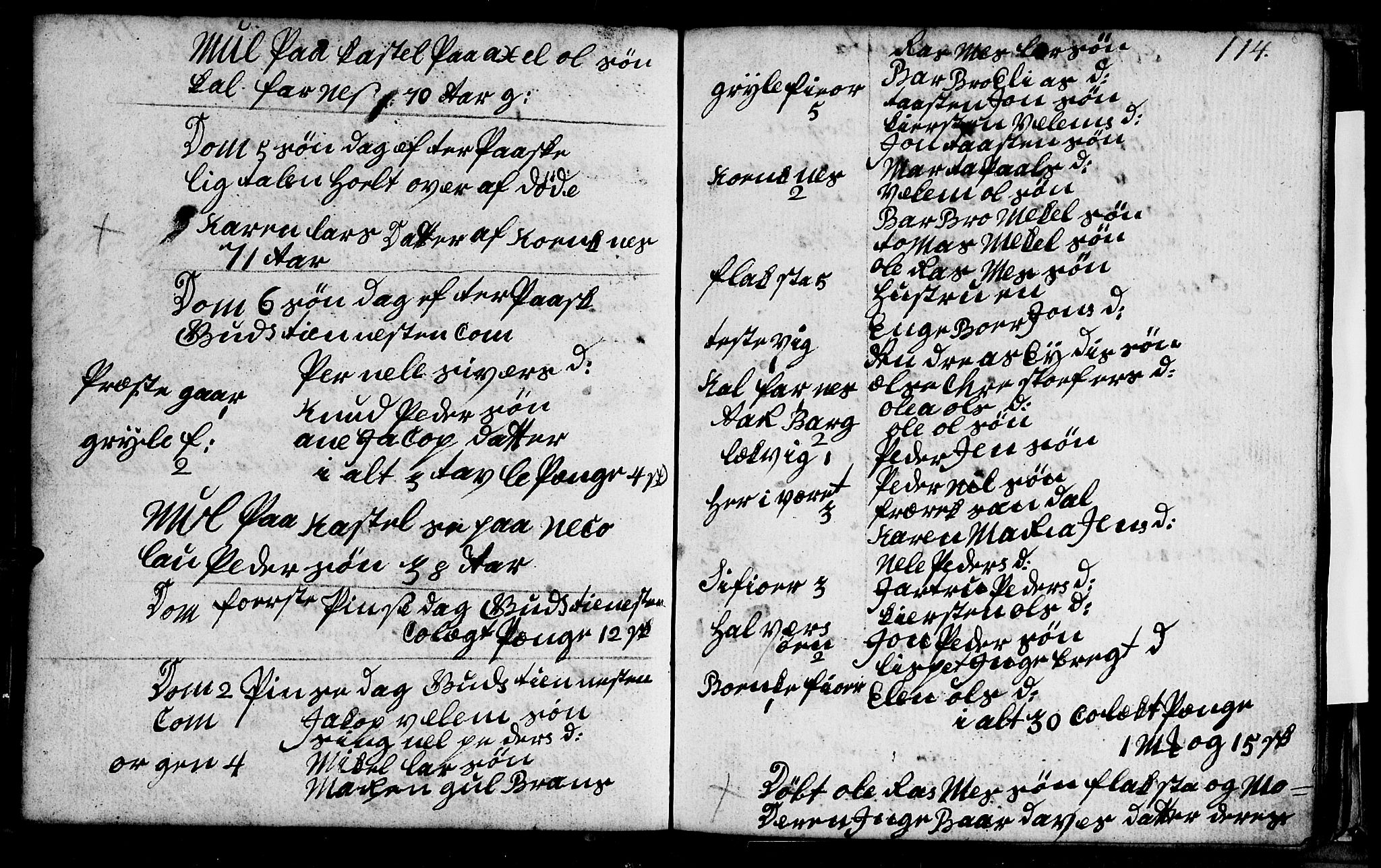 Berg sokneprestkontor, AV/SATØ-S-1318/G/Ga/Gab/L0010klokker: Klokkerbok nr. 10, 1783-1811, s. 114