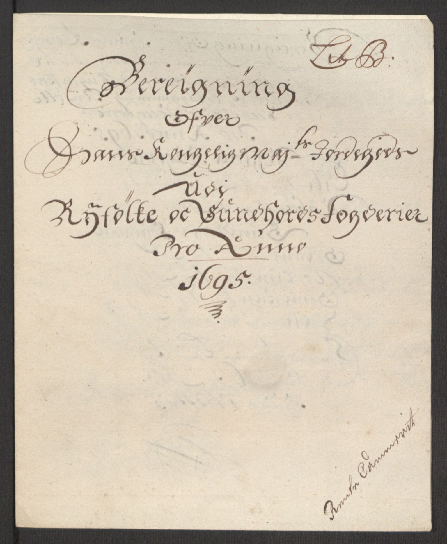 Rentekammeret inntil 1814, Reviderte regnskaper, Fogderegnskap, RA/EA-4092/R48/L2976: Fogderegnskap Sunnhordland og Hardanger, 1695-1696, s. 90