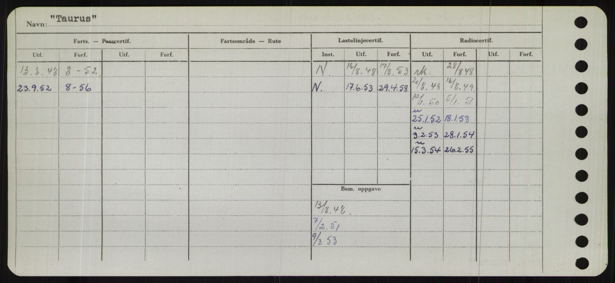 Sjøfartsdirektoratet med forløpere, Skipsmålingen, RA/S-1627/H/Hb/L0005: Fartøy, T-Å, s. 62