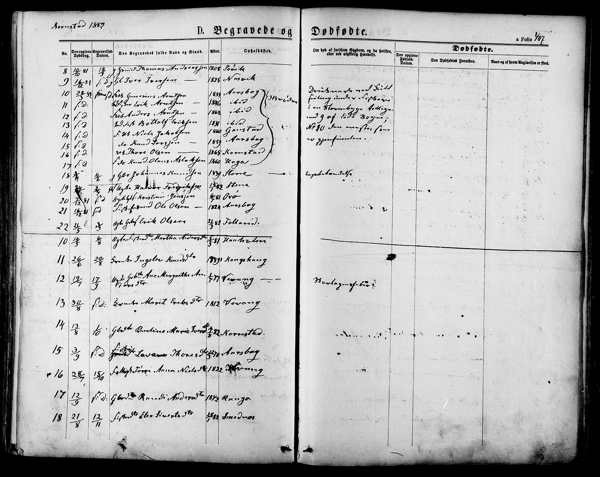 Ministerialprotokoller, klokkerbøker og fødselsregistre - Møre og Romsdal, SAT/A-1454/568/L0806: Ministerialbok nr. 568A12 /2, 1878-1884, s. 407